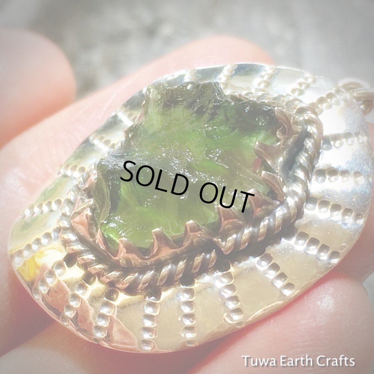 画像7: 1点物★宇宙から来たレア希少石モルダバイト原石/隕石★デザインペンダントトップ★スターリングシルバー★シルバー925★パワーストーン (7)