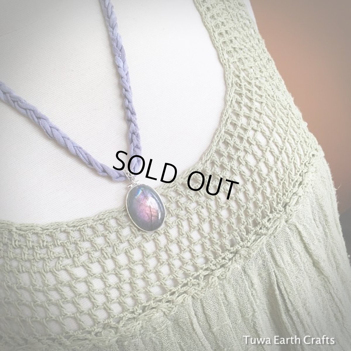 画像11: 【レア♪】パープル・ピンク　ラブラドライト　ペンダントトップ★スターリングシルバー天然石パワーストーン アクセサリー (11)