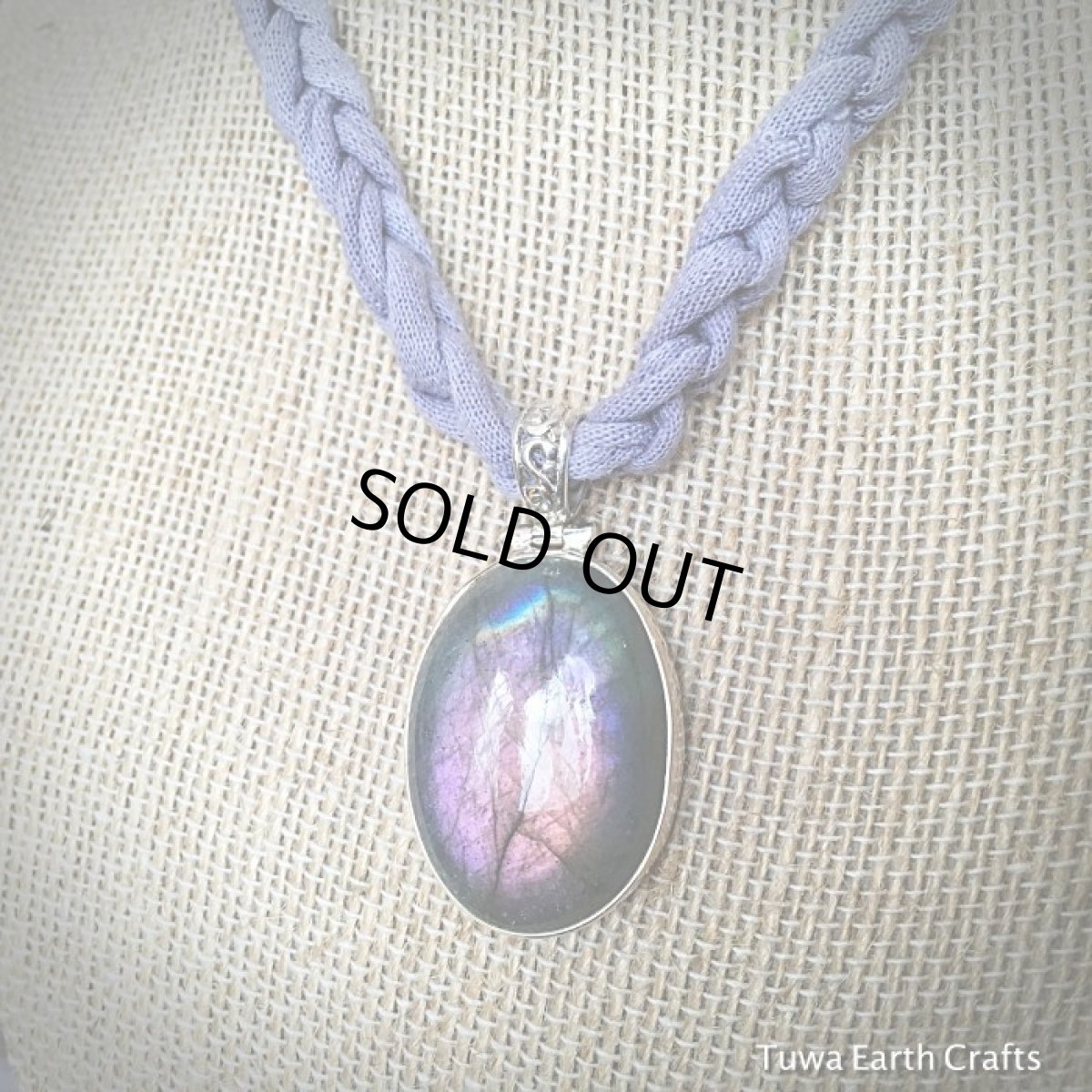 画像6: 【レア♪】パープル・ピンク　ラブラドライト　ペンダントトップ★スターリングシルバー天然石パワーストーン アクセサリー (6)