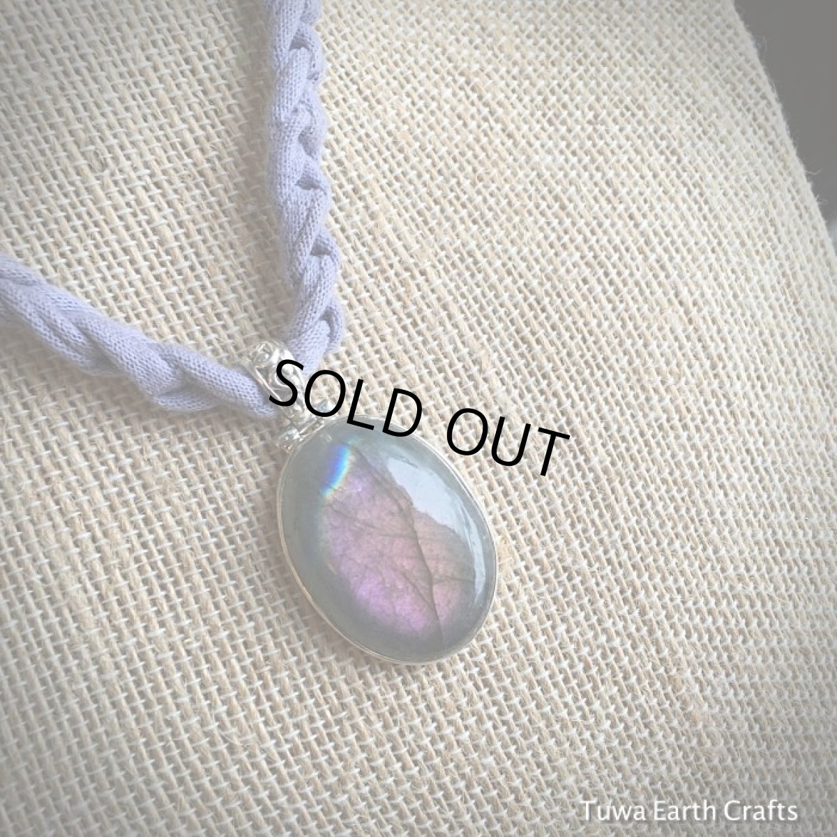 画像3: 【レア♪】パープル・ピンク　ラブラドライト　ペンダントトップ★スターリングシルバー天然石パワーストーン アクセサリー (3)