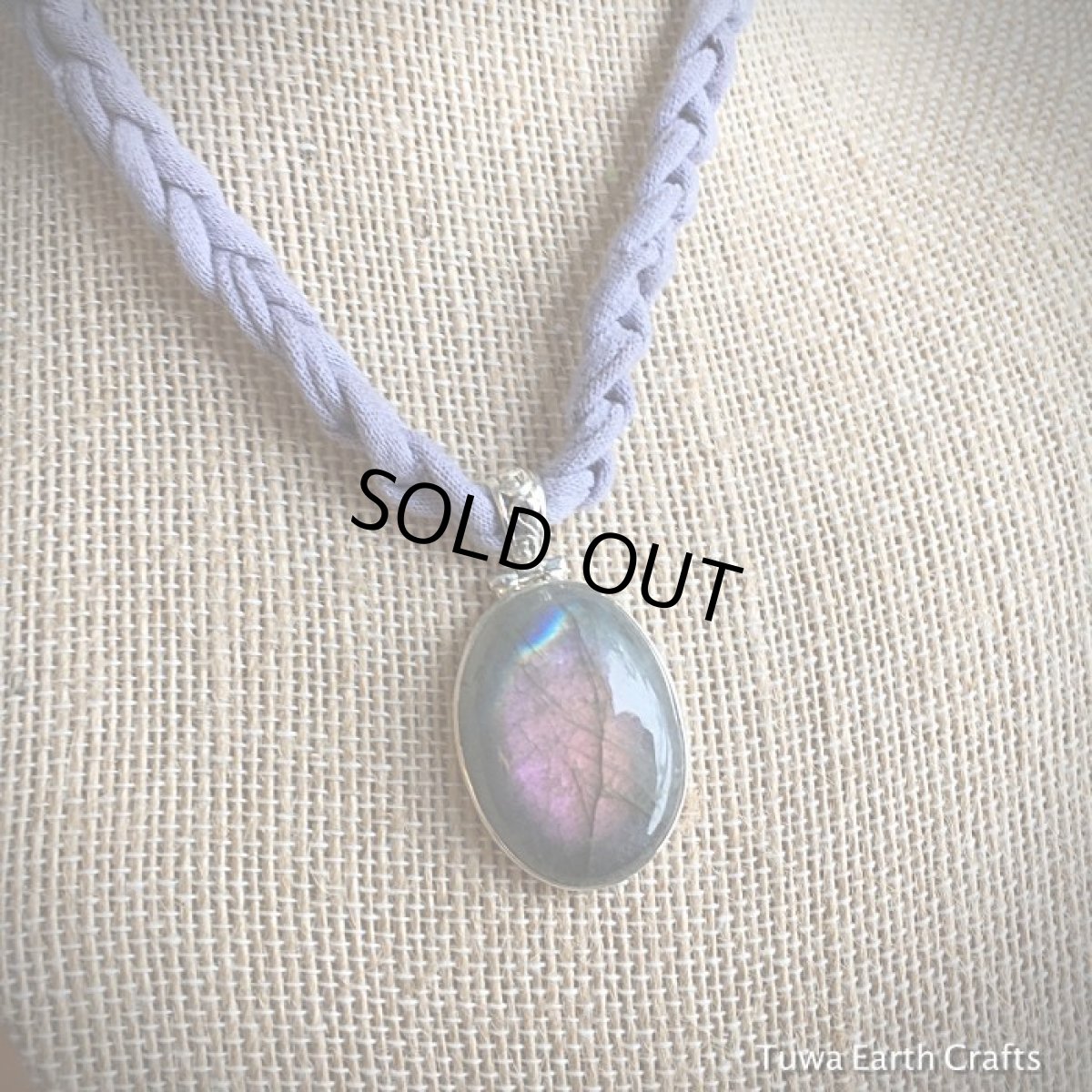 画像5: 【レア♪】パープル・ピンク　ラブラドライト　ペンダントトップ★スターリングシルバー天然石パワーストーン アクセサリー (5)