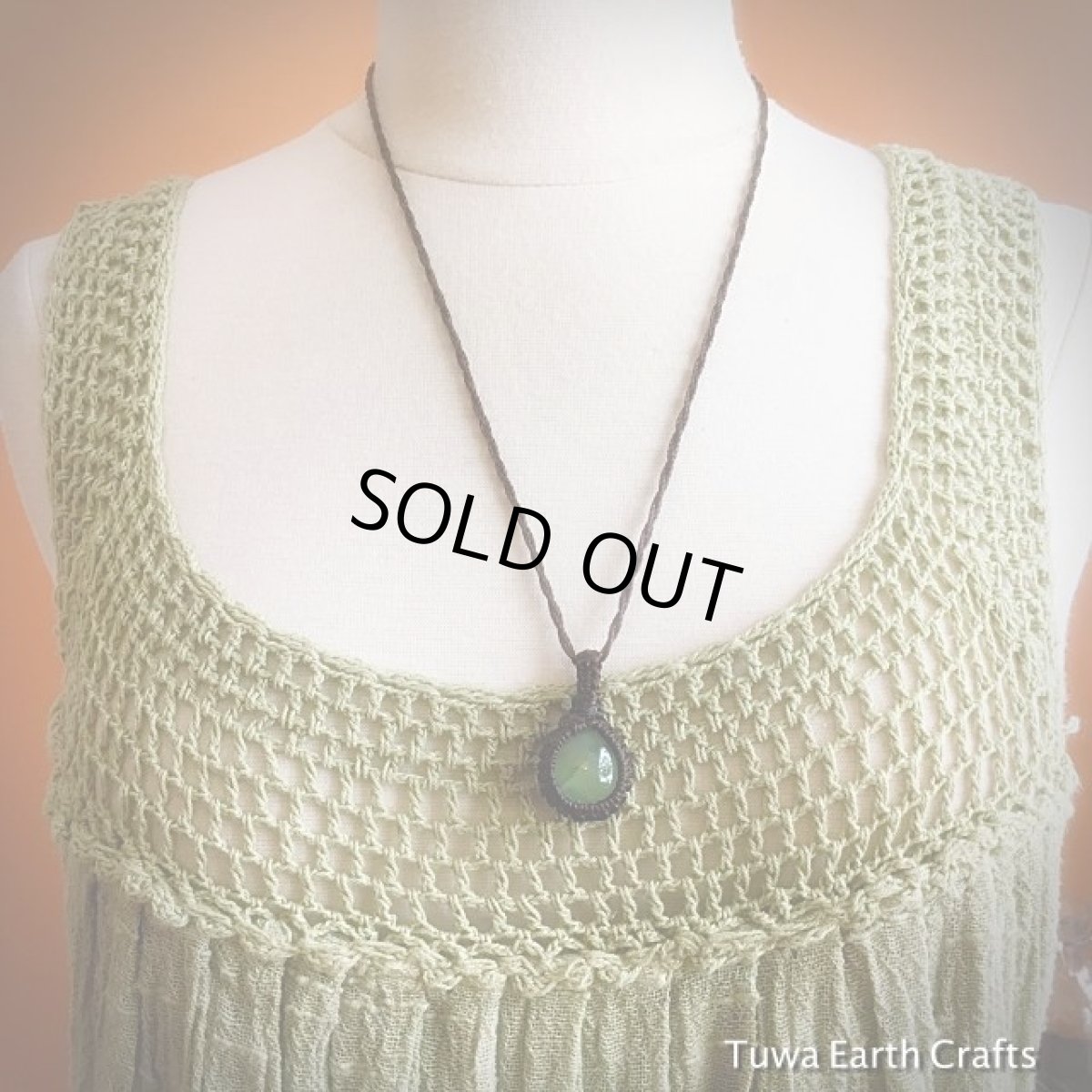 画像9: 【断捨離の石】１点ものぷっくりプレナイト（マリ産）シンプルネックレス/ペンダント★ヒーリングストーン★ハンドメイド★アレルギーフリー (9)