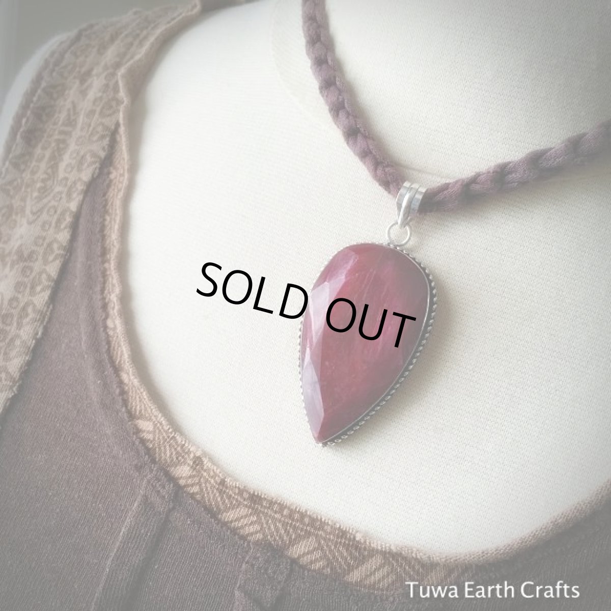 画像6: 【行動力アップの石】全長6.4cm大ぶり天然ルビー ペンダントトップ★シルバー★貴石★天然石パワーストーンアクセサリー (6)