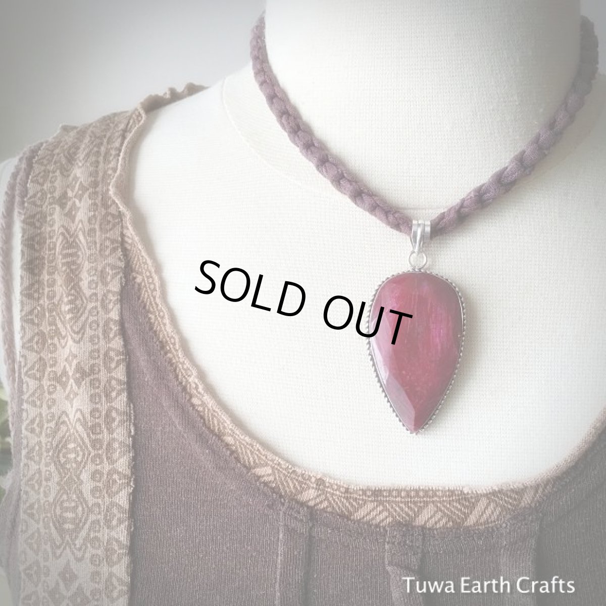 画像7: 【行動力アップの石】全長6.4cm大ぶり天然ルビー ペンダントトップ★シルバー★貴石★天然石パワーストーンアクセサリー (7)