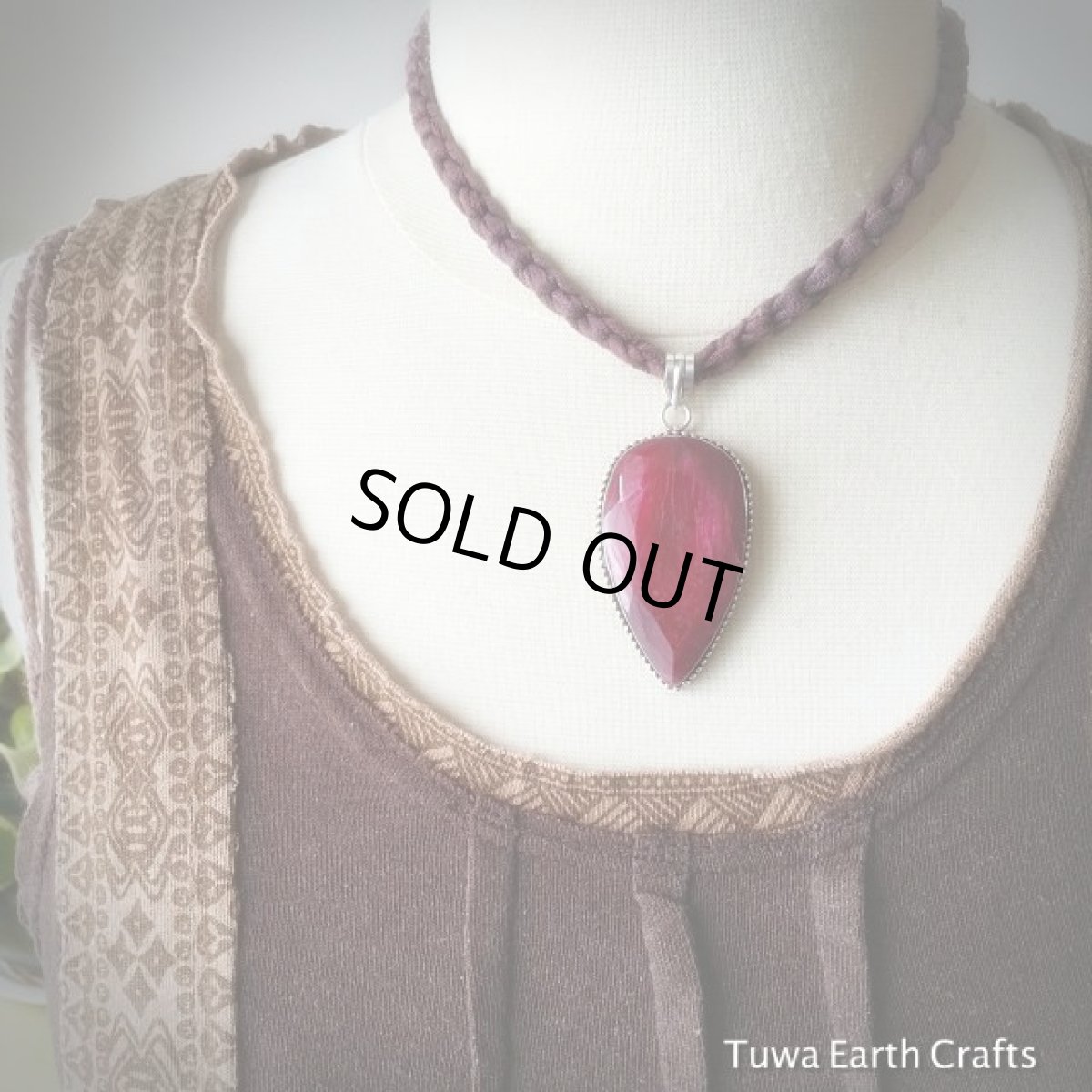 画像5: 【行動力アップの石】全長6.4cm大ぶり天然ルビー ペンダントトップ★シルバー★貴石★天然石パワーストーンアクセサリー (5)