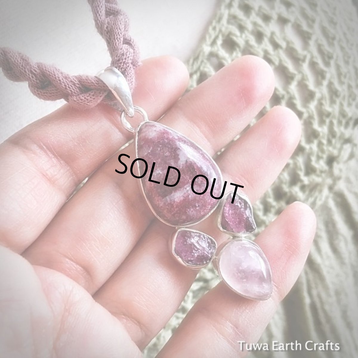 画像19: 【女性性と愛のシンボル】高品質ピンクチューライト（ノルウェー産）・ピンクトルマリン・ローズクォーツ１点物ペンダントトップ★スターリングシルバー★パワーストーン (19)