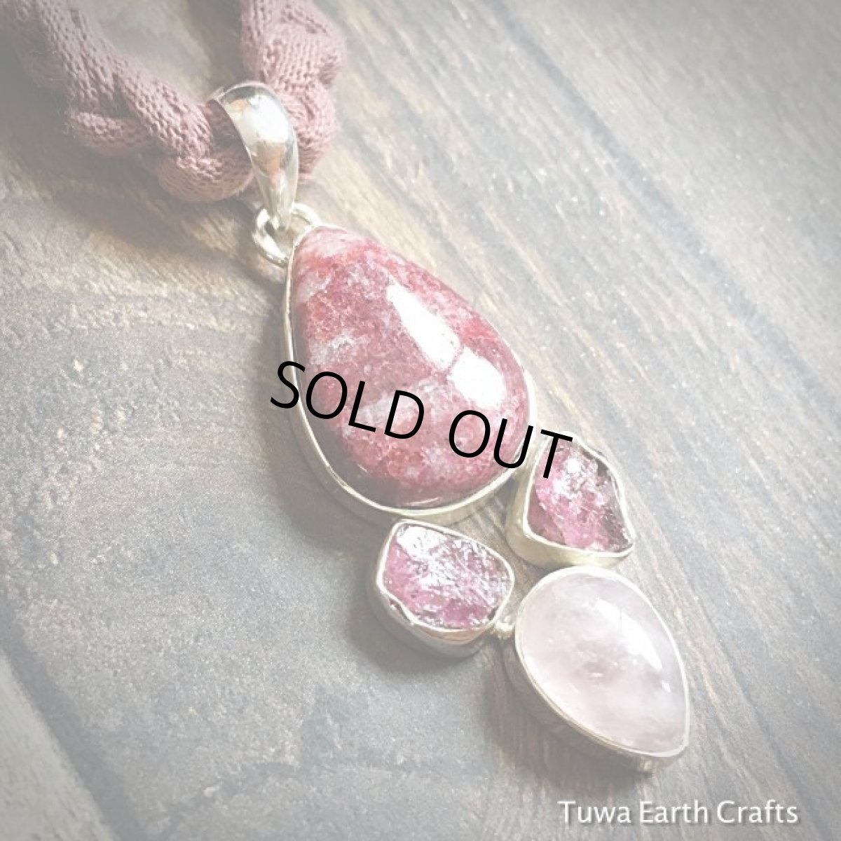 画像8: 【女性性と愛のシンボル】高品質ピンクチューライト（ノルウェー産）・ピンクトルマリン・ローズクォーツ１点物ペンダントトップ★スターリングシルバー★パワーストーン (8)