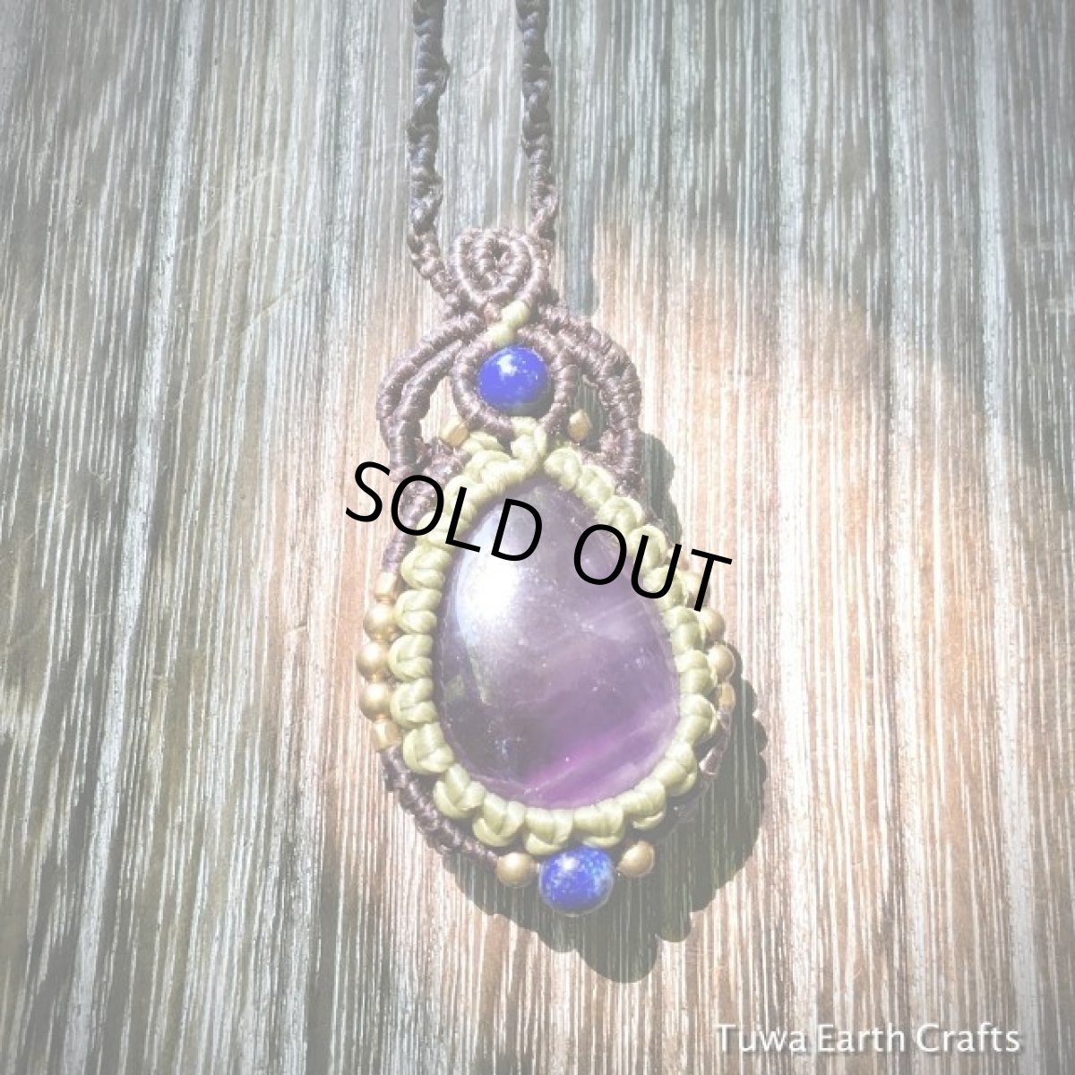 画像6: 1点物　ファントムアメジスト　ペンダント・ネックレス★マクラメ編み★幻影紫水晶★天然石パワーストーン (6)