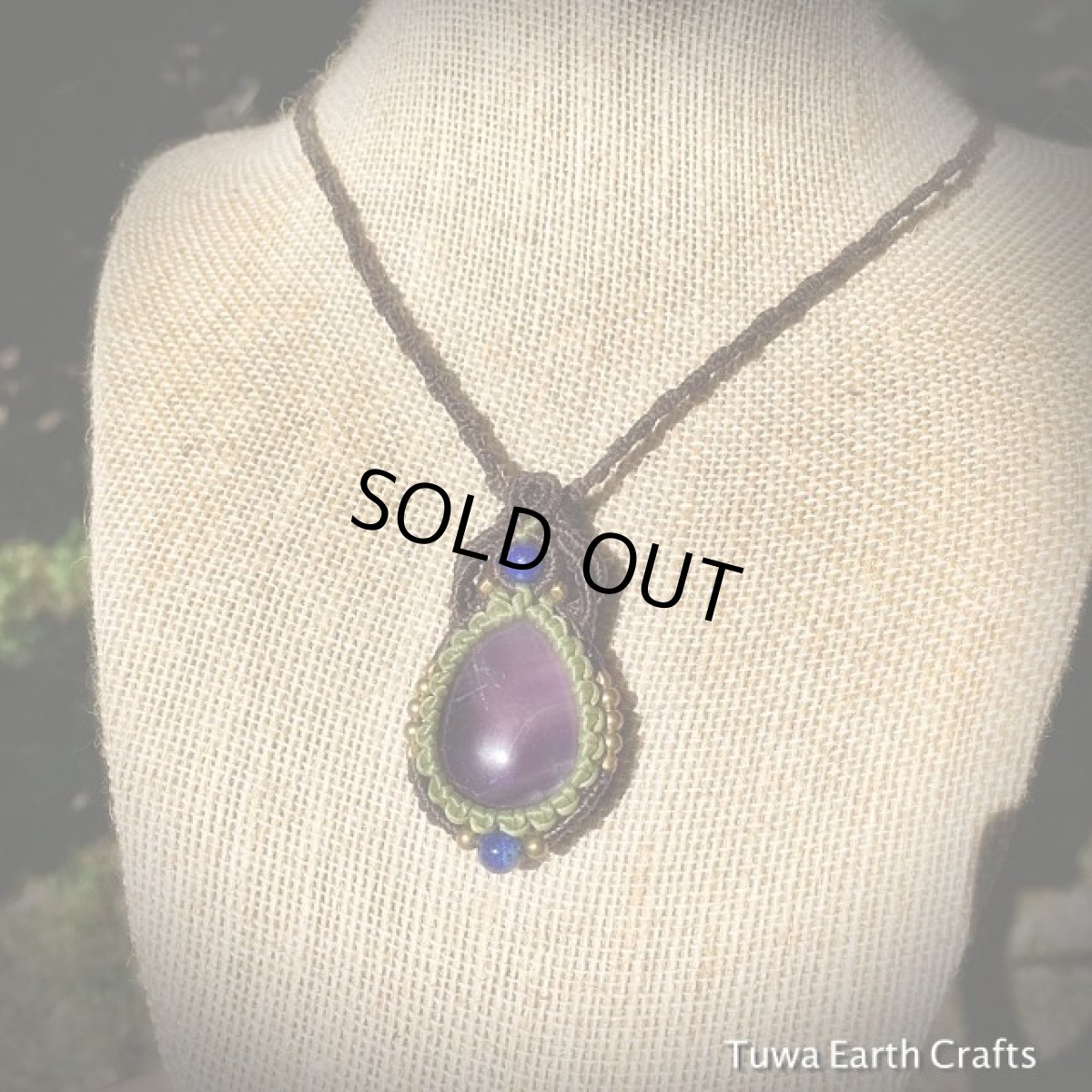 画像5: 1点物　ファントムアメジスト　ペンダント・ネックレス★マクラメ編み★幻影紫水晶★天然石パワーストーン (5)