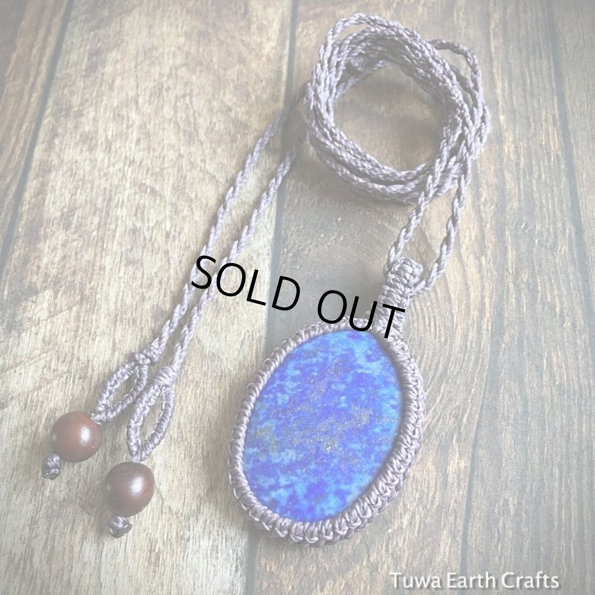 画像8: 【邪気を払い幸運をもたらす】大ぶりラピスラズリ（アフガニスタン産）ペンダント シンプルネックレス  パワーストーン天然石 (8)