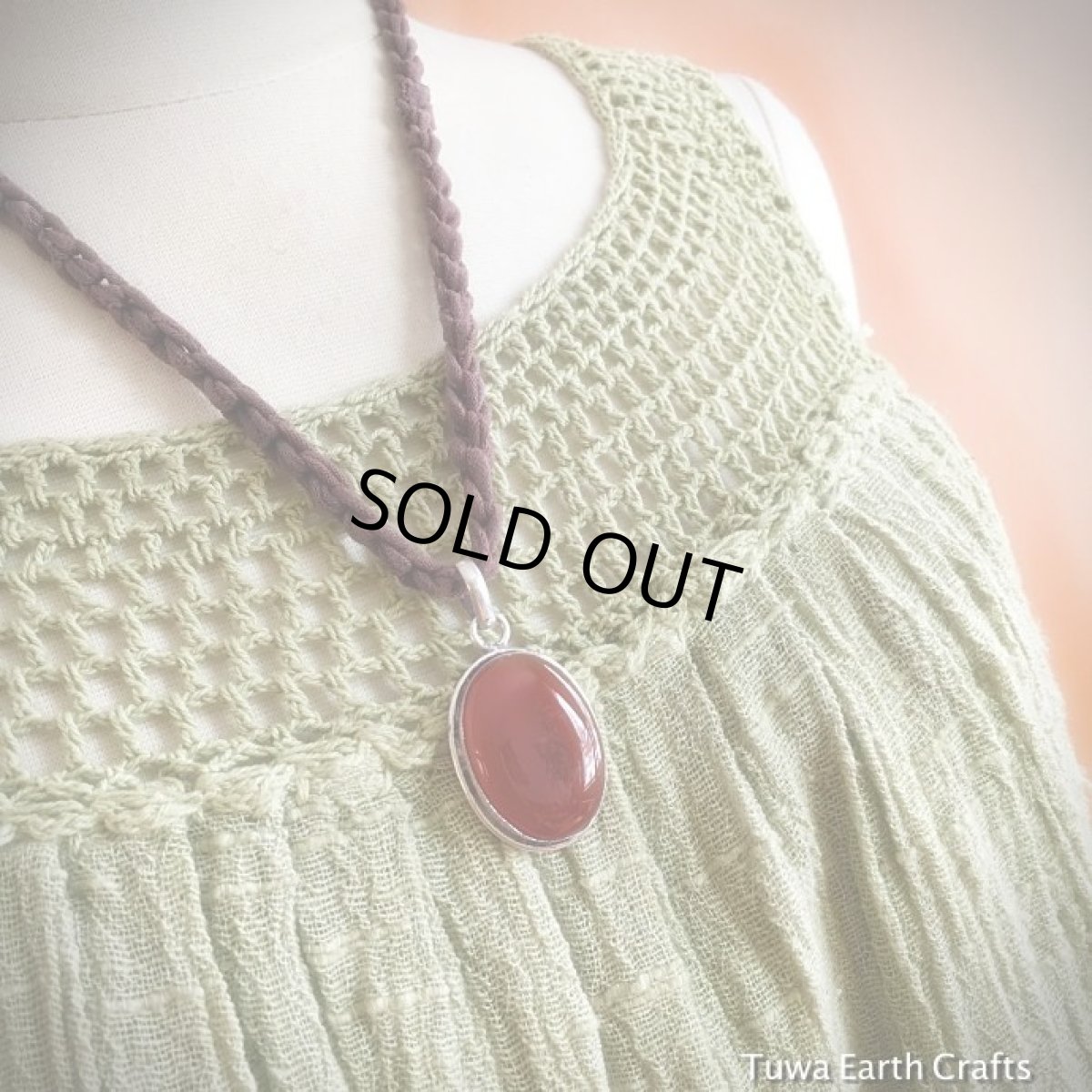 画像11: 【勇気と行動の石】大ぶり　カーネリアン1点物ペンダントトップ*ハンドメイド*天然石パワーストーン　アクセサリー (11)