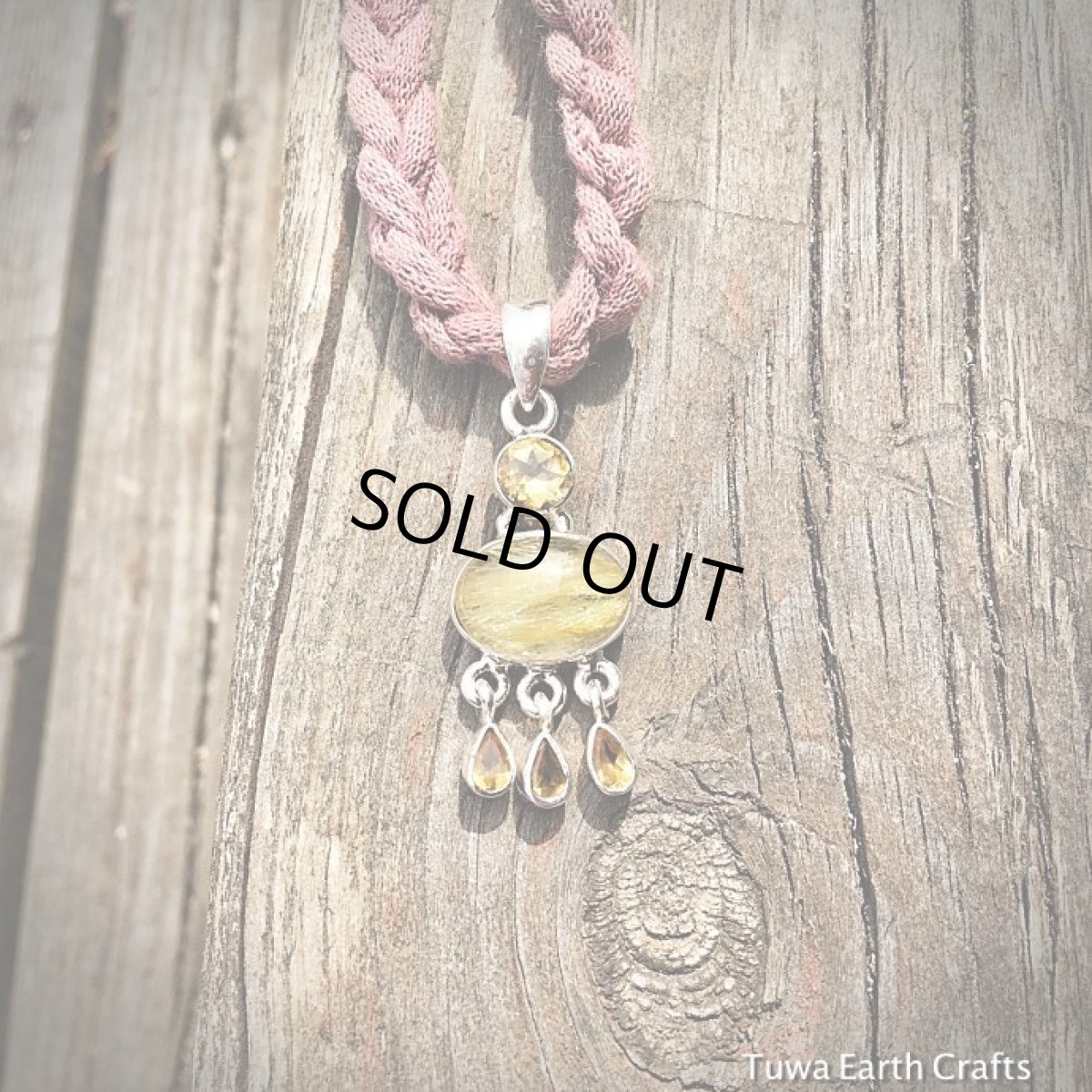 画像7: 【仕事運・金運UP】ゴールデンルチルクォーツ＋きらきらシトリン　１点物ペンダントトップ★スターリングシルバー　天然石アクセサリー (7)