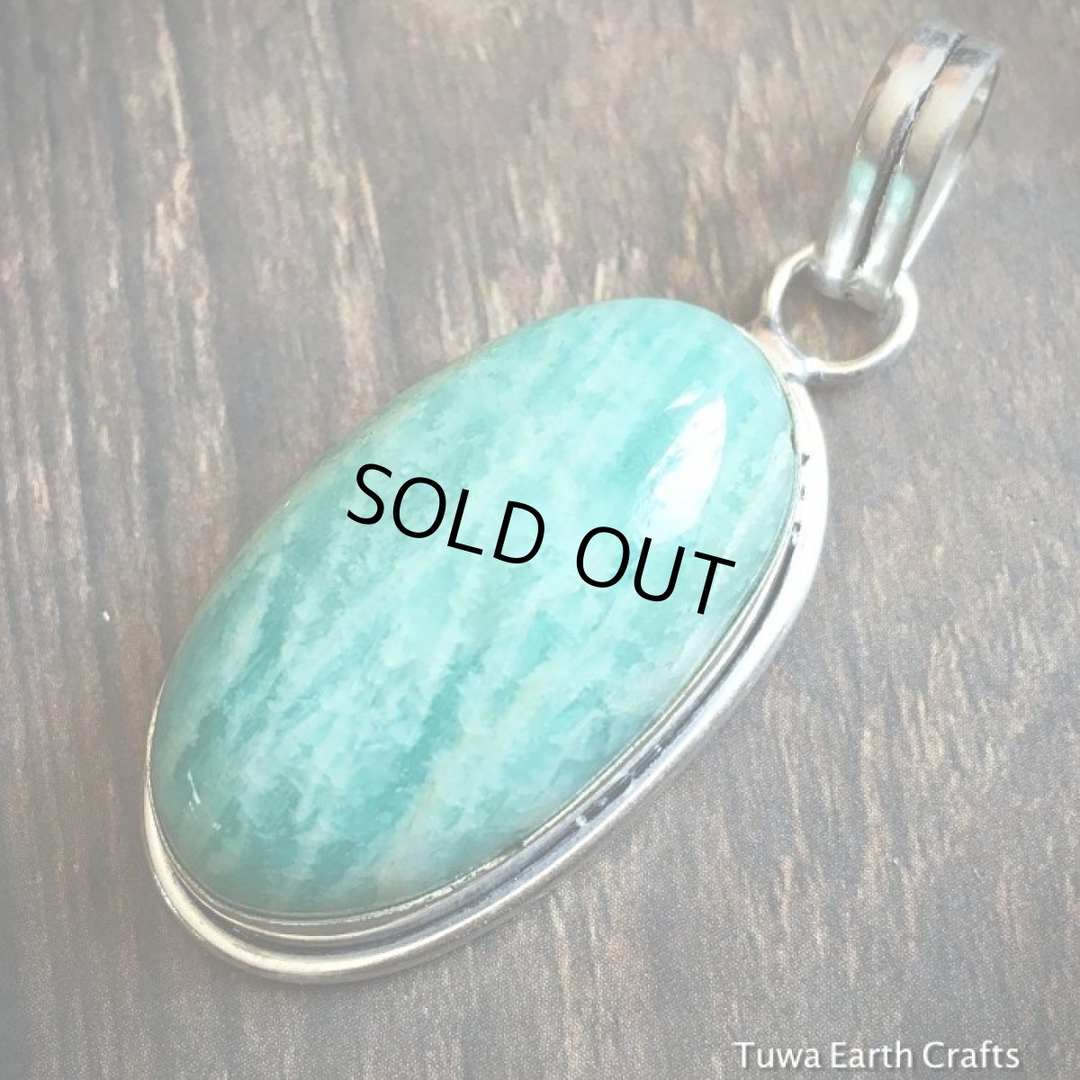 画像2: 【夢の実現をサポート】大ぶりサイズ アマゾナイト　ペンダントトップ*ヒーリングストーンアクセサリー*ホープストーン (2)