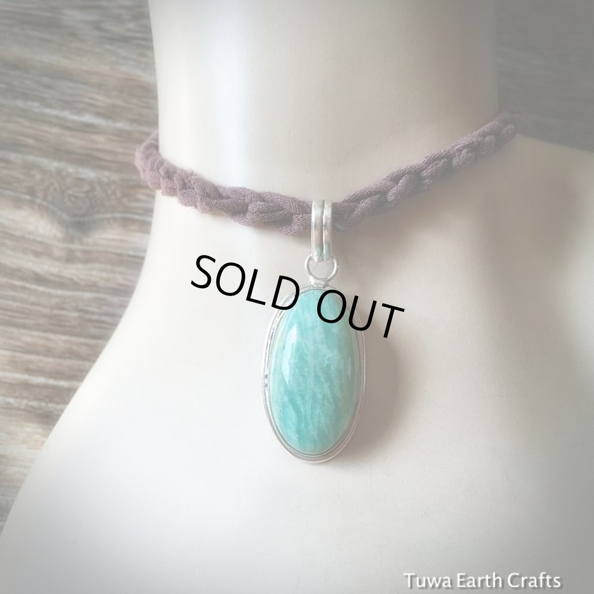 画像5: 【夢の実現をサポート】大ぶりサイズ アマゾナイト　ペンダントトップ*ヒーリングストーンアクセサリー*ホープストーン (5)