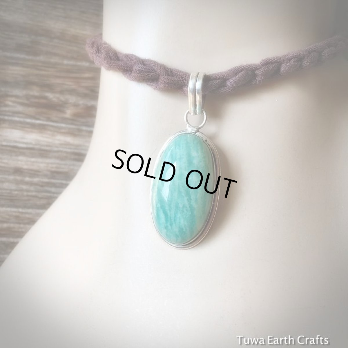 画像3: 【夢の実現をサポート】大ぶりサイズ アマゾナイト　ペンダントトップ*ヒーリングストーンアクセサリー*ホープストーン (3)