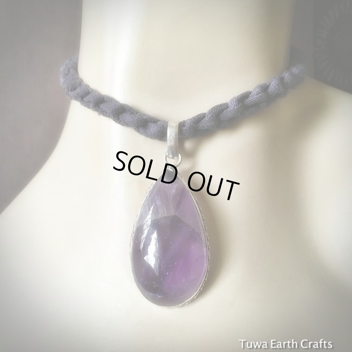 画像6: 1点物 上質　大ぶりファントムアメジスト ペンダントトップ（ヘマタイト入り）★パワーストーン天然石ヒーリングアクセサリー (6)