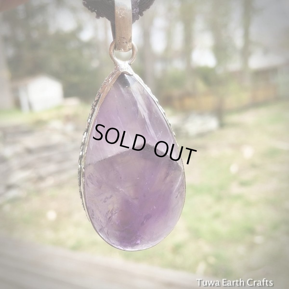 画像17: 1点物 上質　大ぶりファントムアメジスト ペンダントトップ（ヘマタイト入り）★パワーストーン天然石ヒーリングアクセサリー (17)