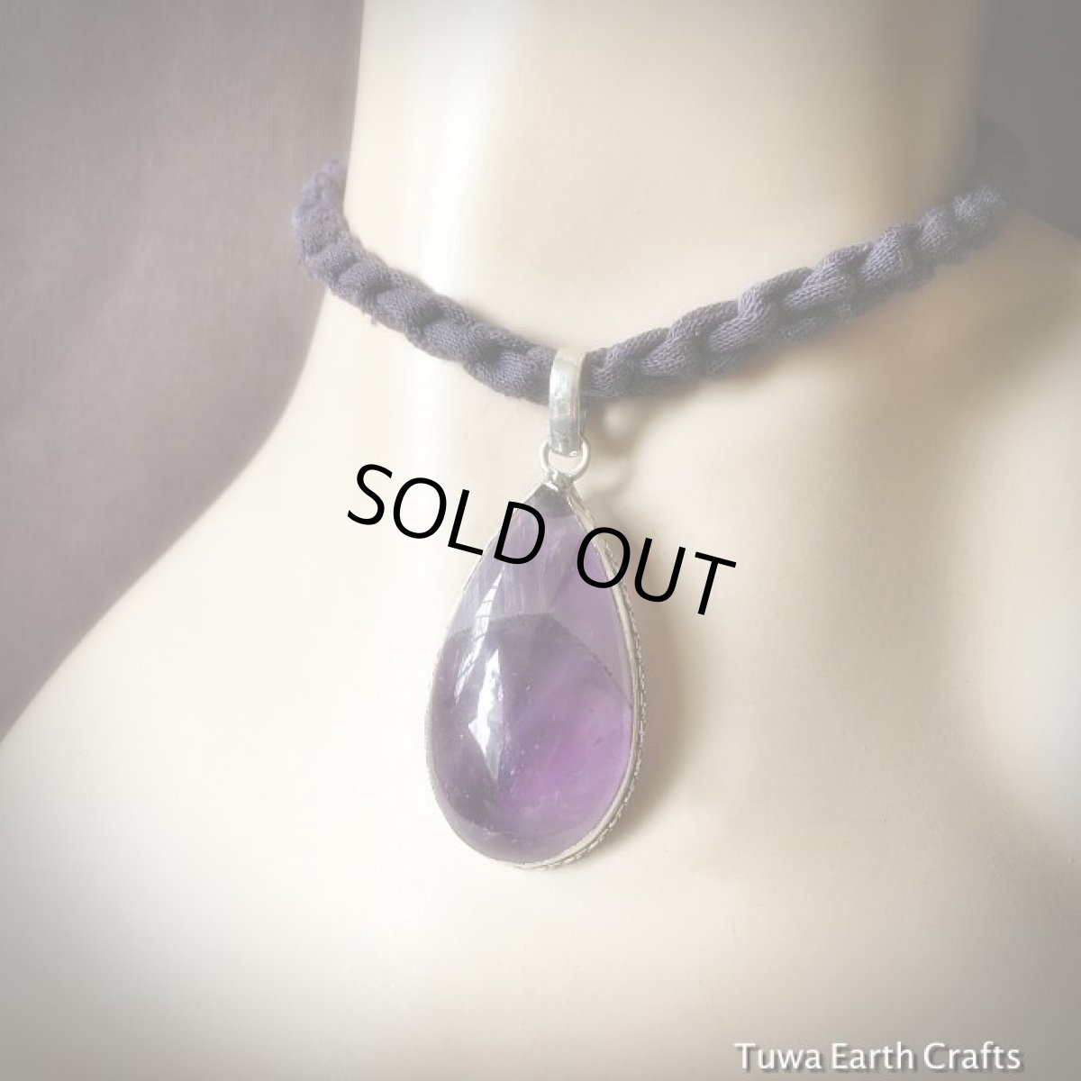 画像5: 1点物 上質　大ぶりファントムアメジスト ペンダントトップ（ヘマタイト入り）★パワーストーン天然石ヒーリングアクセサリー (5)