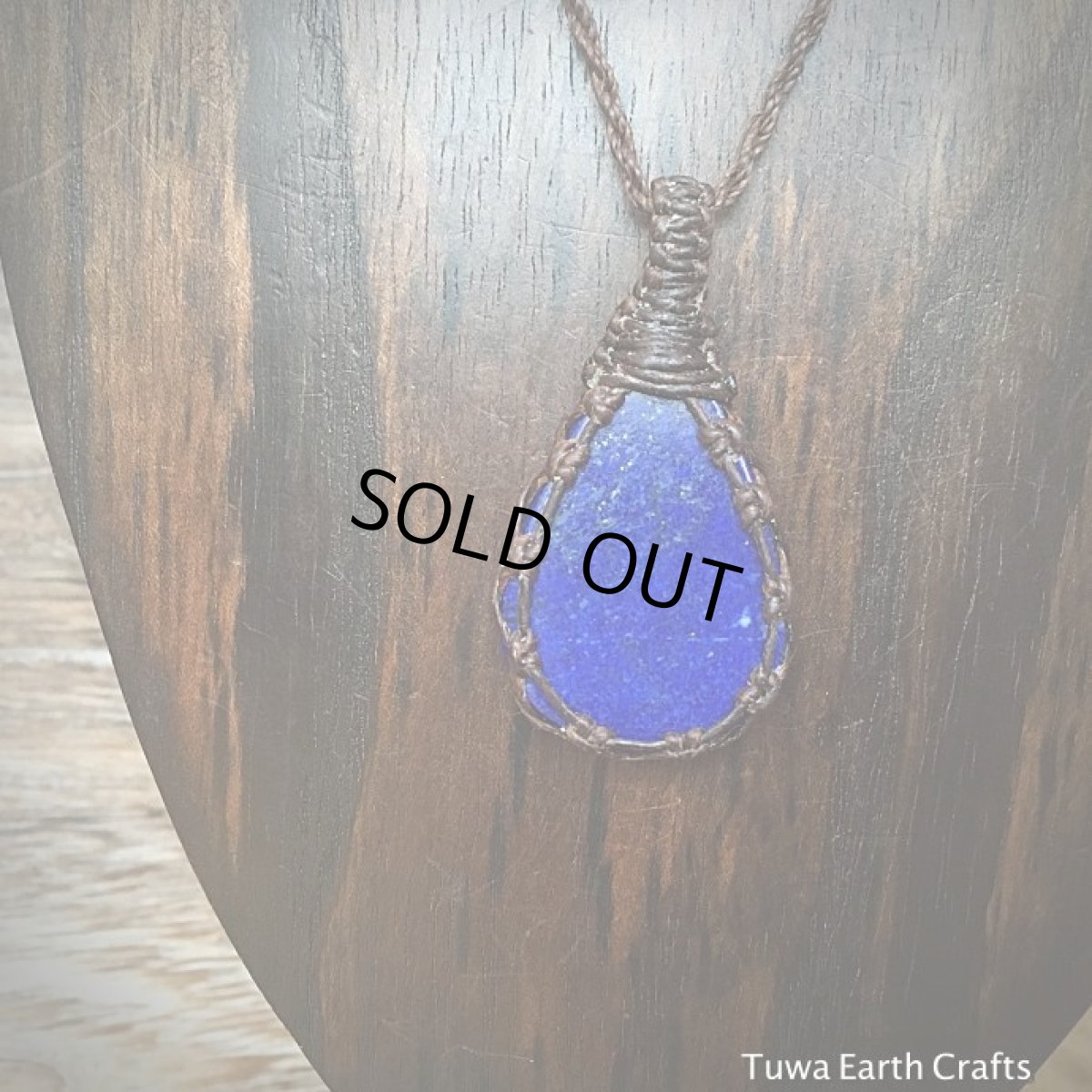 画像5: 【邪気を払い幸運をもたらす】リバーシブル♪ 大きなラピスラズリ（アフガニスタン産）ペンダント シンプルネックレス  パワーストーン天然石 (5)