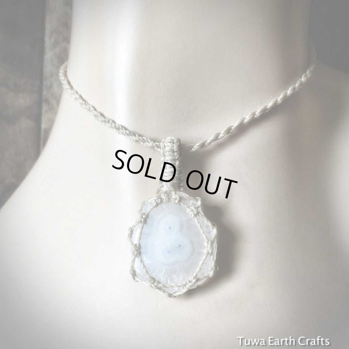 画像7: 【魔除け・邪気払い】高品質ソーラークォーツ　ペンダント/ネックレス　1点物★原石＊スピリチュアル＊シンプルマクラメ編みアクセサリー＊天然石パワーストーン (7)