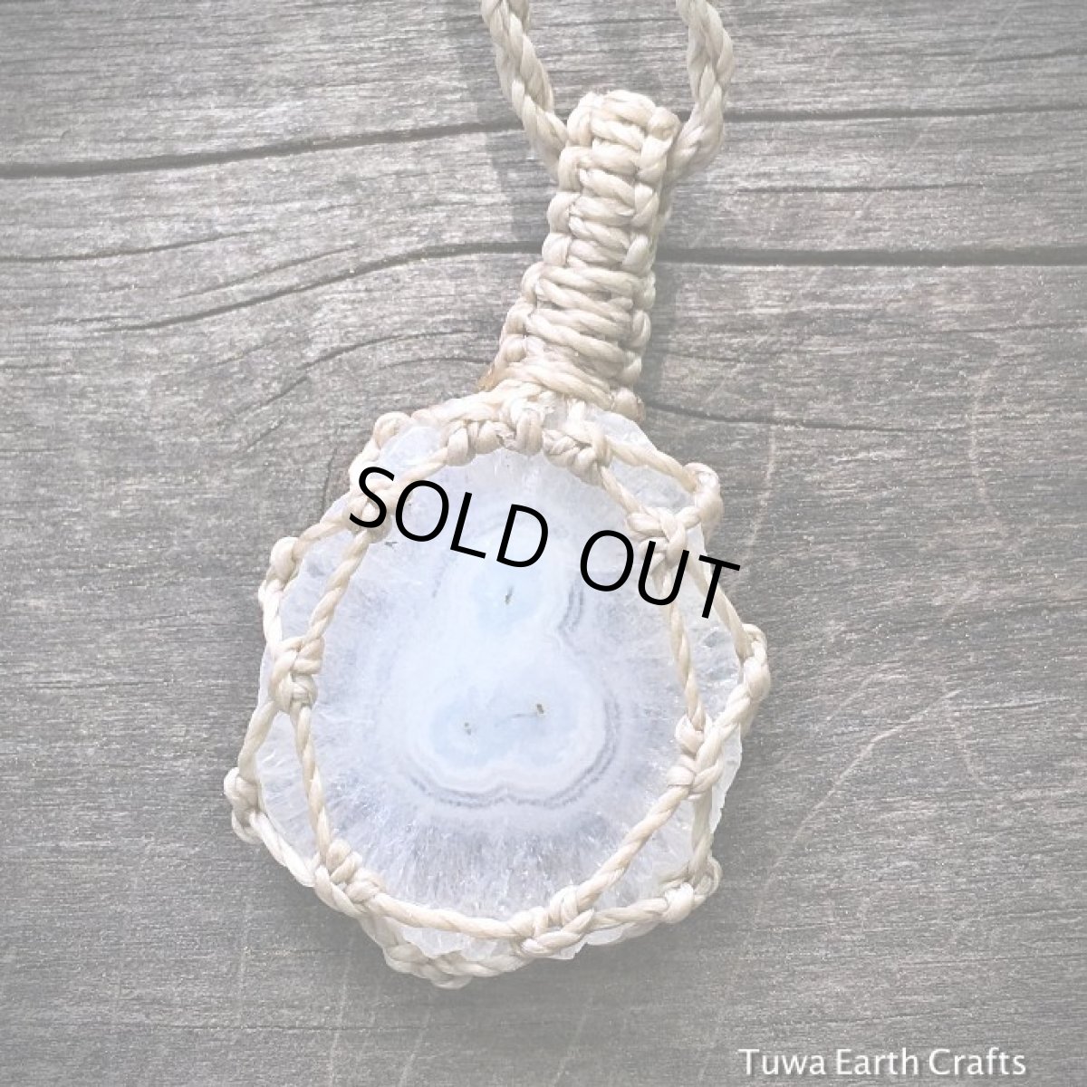 画像9: 【魔除け・邪気払い】高品質ソーラークォーツ　ペンダント/ネックレス　1点物★原石＊スピリチュアル＊シンプルマクラメ編みアクセサリー＊天然石パワーストーン (9)