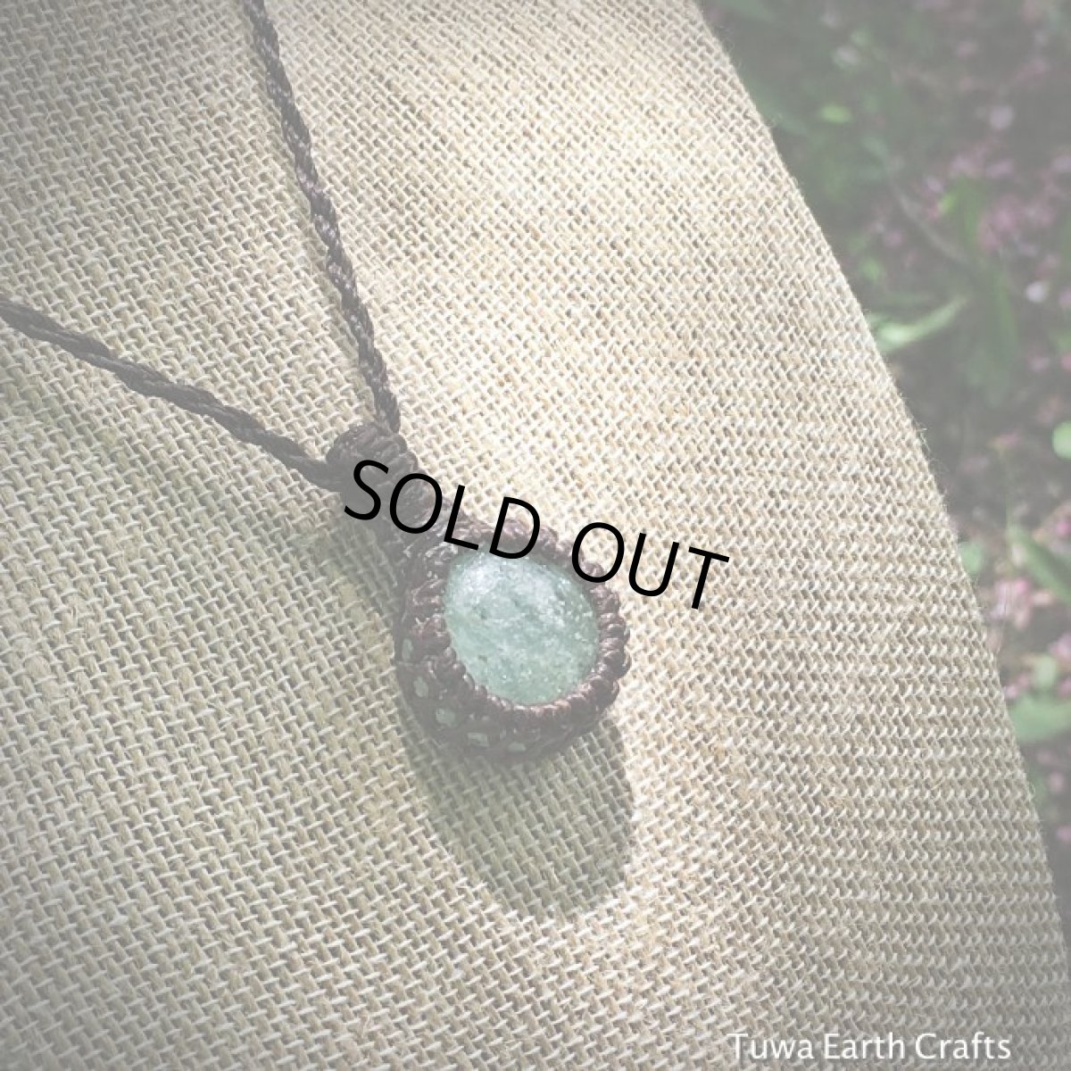 画像8: 【富・幸福のシンボル】1点物　天然アクアマリン（ブラジル産）ネックレス*シンプル　マクラメ編み石留め*天然石パワーストーン*ハンドメイドアクセサリー (8)