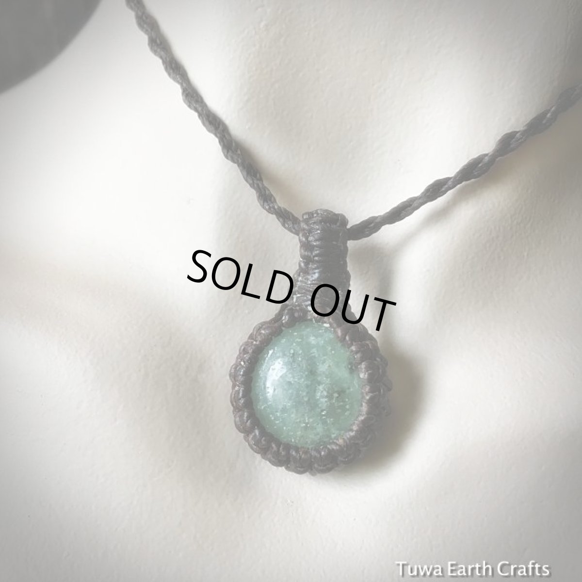 画像11: 【富・幸福のシンボル】1点物　天然アクアマリン（ブラジル産）ネックレス*シンプル　マクラメ編み石留め*天然石パワーストーン*ハンドメイドアクセサリー (11)