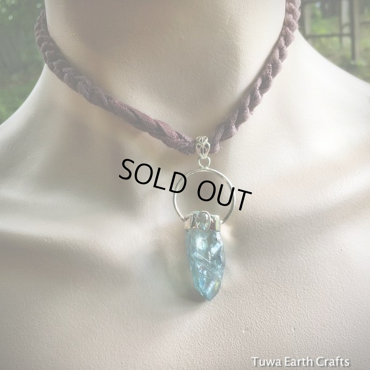 画像9: 1点物大ぶり高品質アクアオーラ&ブルートパーズ　ペンダントトップ★シルバー925／スターリングシルバー★ヒーリングジュエリー (9)