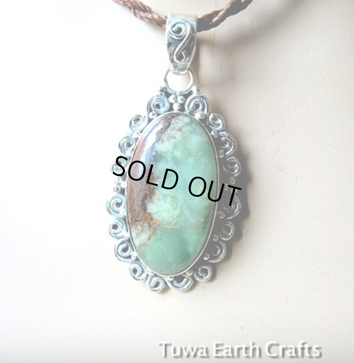 画像6: 1点物★母岩付きクリソプレーズ(オーストラリア産)★シルバーペンダントトップ★天然石パワーストーン (6)