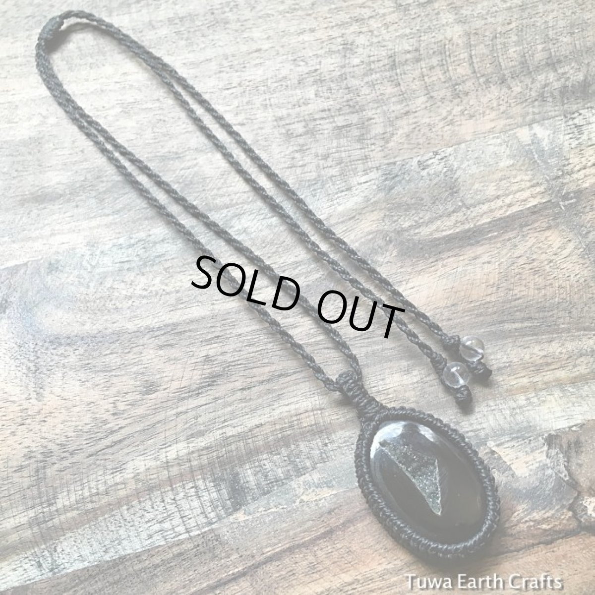 画像11: 【魔除け・厄除けお守り石】きらきらドルジークォーツ入りブラックアゲート/ブラックオニキス/黒瑪瑙ペンダント・ネックレス　シンプル＆ナチュラル　ヒーリングストーン (11)