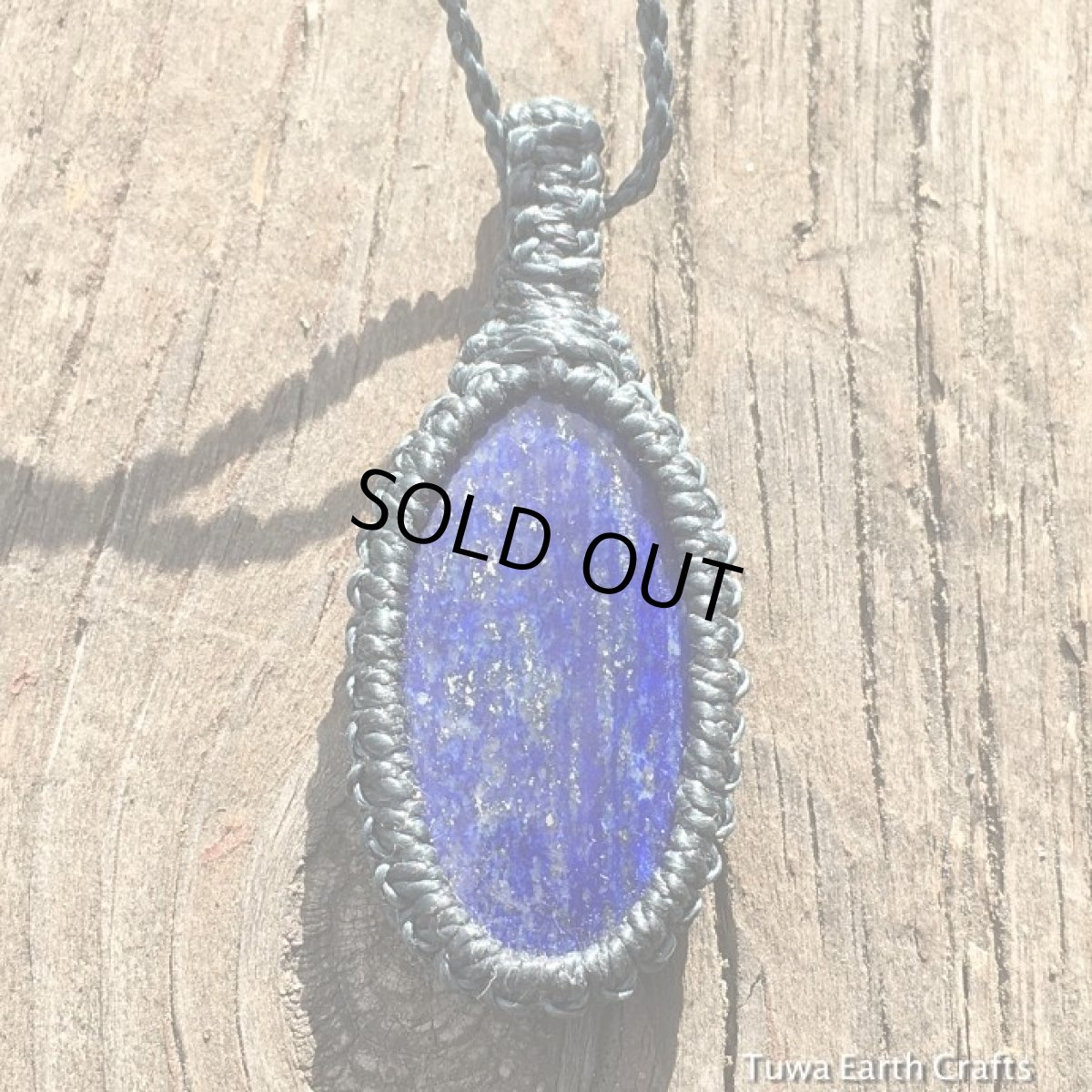 画像2: 【厄除け・開運・受験お守り】星空色♪ １点もの　ラピスラズリ（アフガニスタン産）　ペンダント・ネックレス シンプル　きらきらパイライト入り♪ パワーストーン天然石　合格祈願 (2)