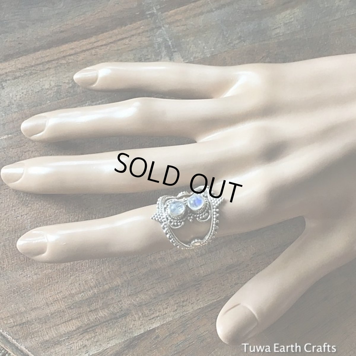 画像14: 高品質レインボームーンストーン　リング★指輪14号★トライバル・エスニック・ジプシー・ボヘミアン　スターリングシルバー　ホワイトラブラドライト　天然石パワーストーン　アクセサリー (14)