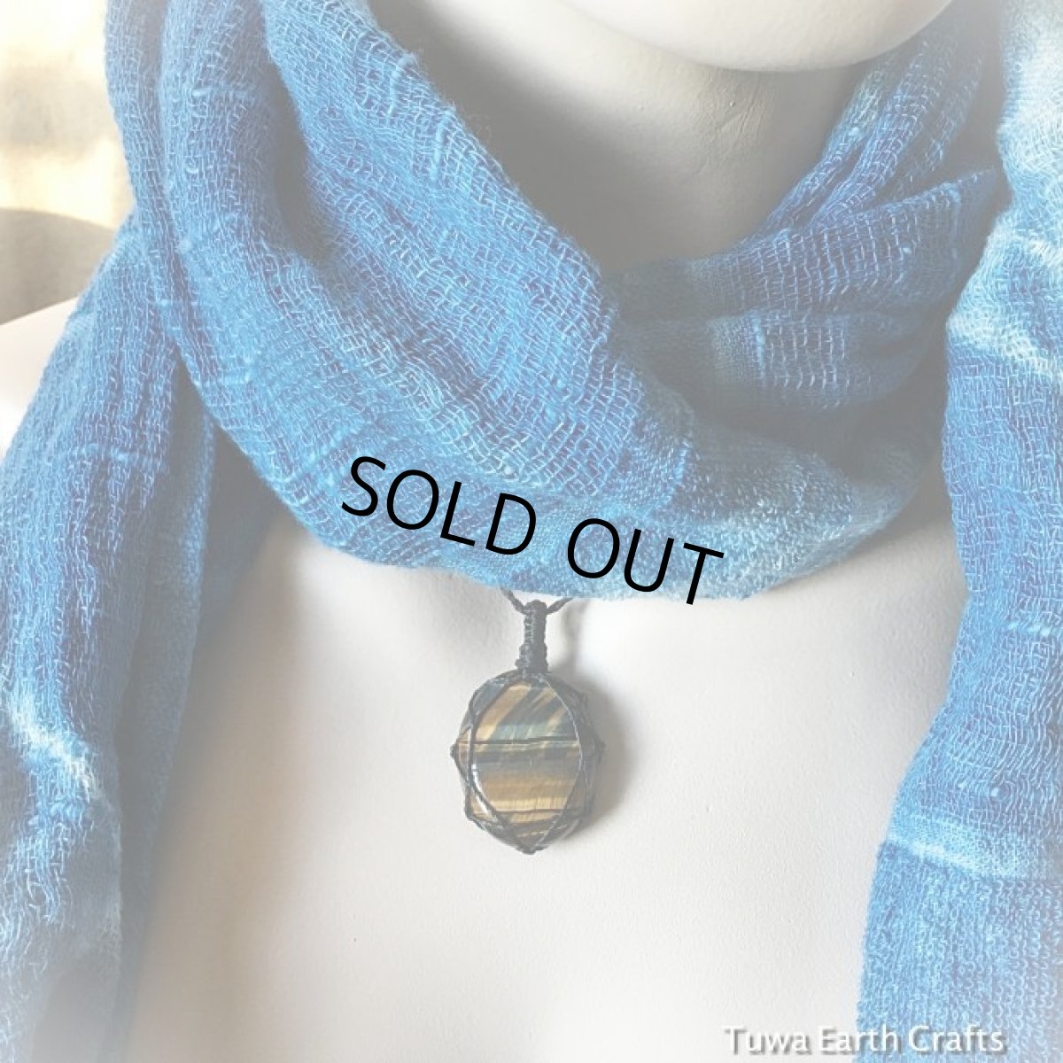 画像10: 【開運・ヒーリング】１点物 　高品質ゴールデンブルータイガーアイ　ペンダント・ネックレス★シンプル　黒紐ヒーリング　パワーストーン天然石ハンドメイド手編みアクセサリー　マクラメ (10)