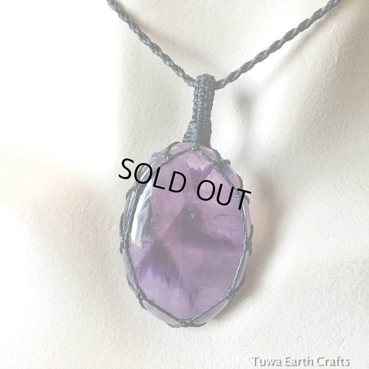 画像6: 1点物 大ぶり　ファントムアメジスト　ペンダント・ネックレス　シンプル＆ナチュラル★トラピッチェアメシスト＊ハンドメイド天然石ヒーリングストーン アクセサリー　2月誕生石 (6)
