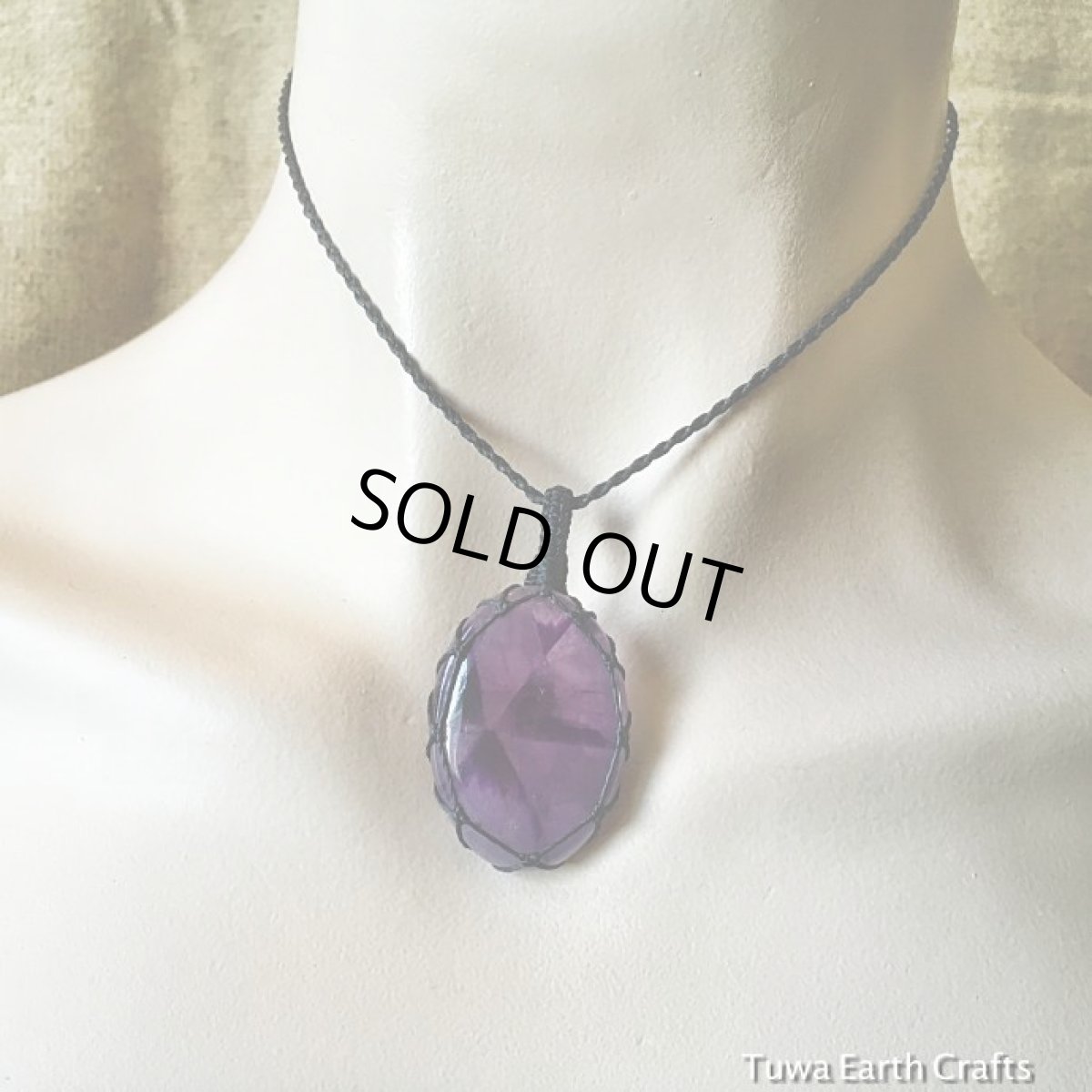 画像9: 1点物 大ぶり　ファントムアメジスト　ペンダント・ネックレス　シンプル＆ナチュラル★トラピッチェアメシスト＊ハンドメイド天然石ヒーリングストーン アクセサリー　2月誕生石 (9)