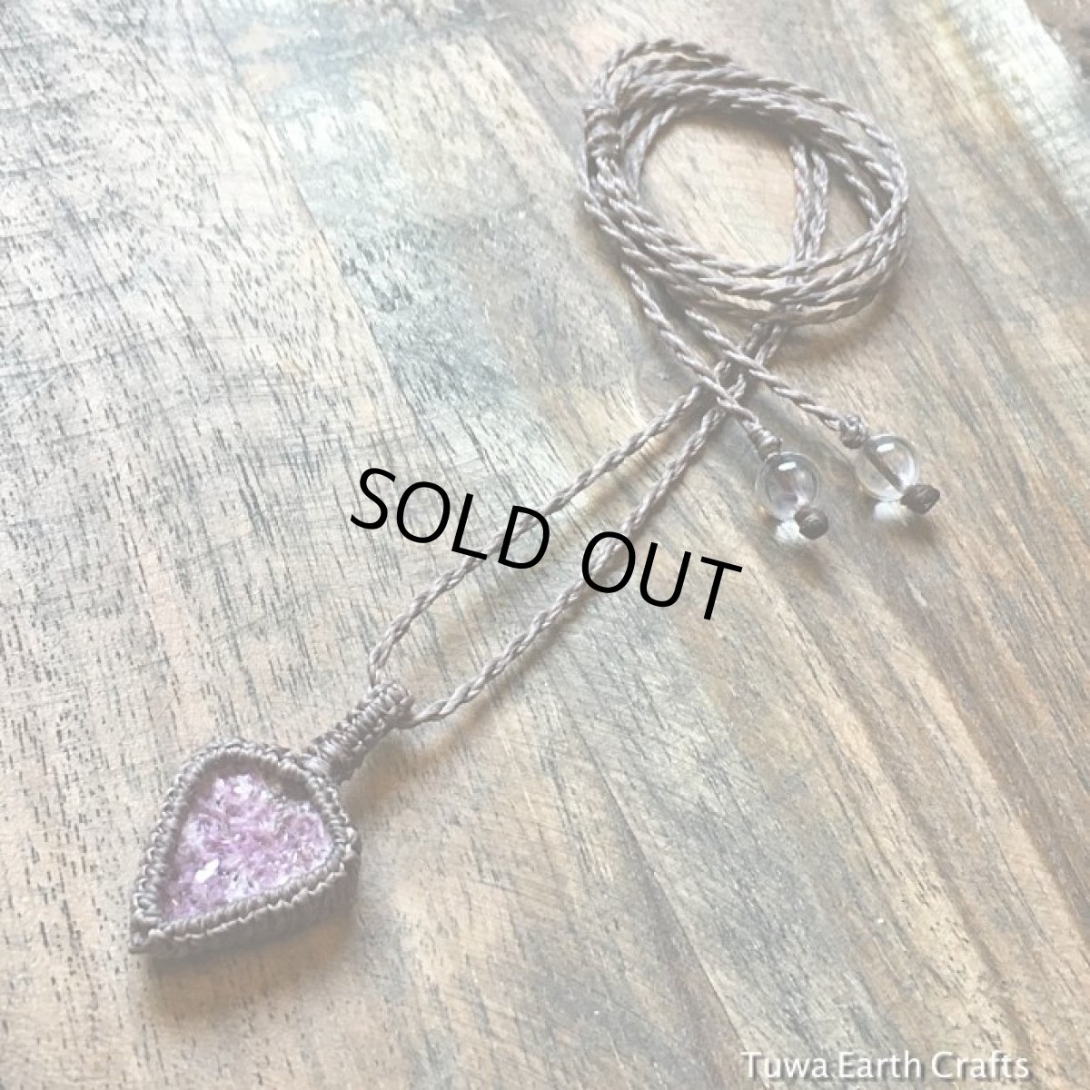 画像10: キラキラ１点物ピンクコバルトカルサイト原石ドゥルージー（アフリカ産） ペンダント・ネックレス　ドルジー★シンプル＆ナチュラル　ヒーリング天然石ハンドメイドアクセサリー　レアストーン (10)