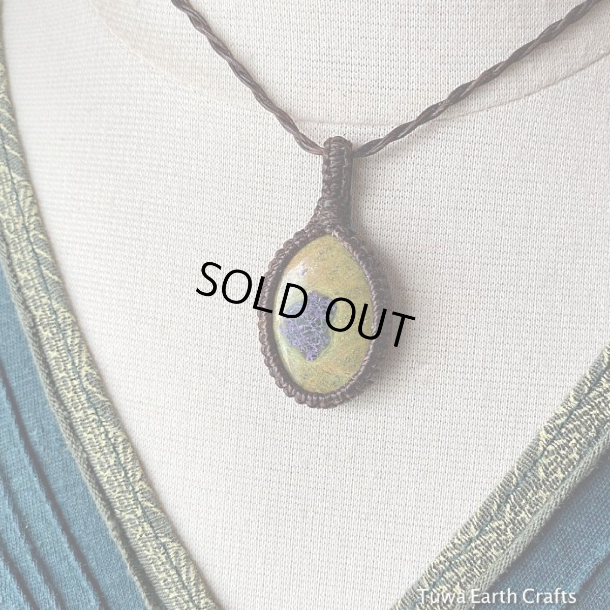 画像8: 【自然との調和・グラウンディング】高品質アトランティサイト ペンダント/ネックレス*レア希少石*スティッチタイト*スティヒタイト　マクラメ天然石アクセサリー パワーストーン (8)