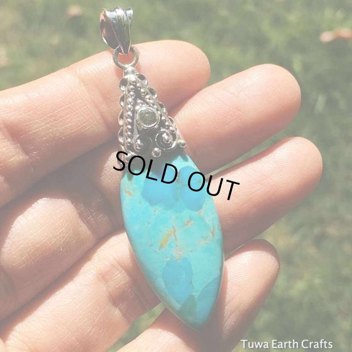 画像19: 【旅のお守り・魔除け・厄除け】1点物　高品質スリーピングビューティーターコイズ＆ブルートパーズ　ペンダントトップ＊幸福を呼ぶ「梟」デザイン＊スターリングシルバー天然石パワーストーン (19)