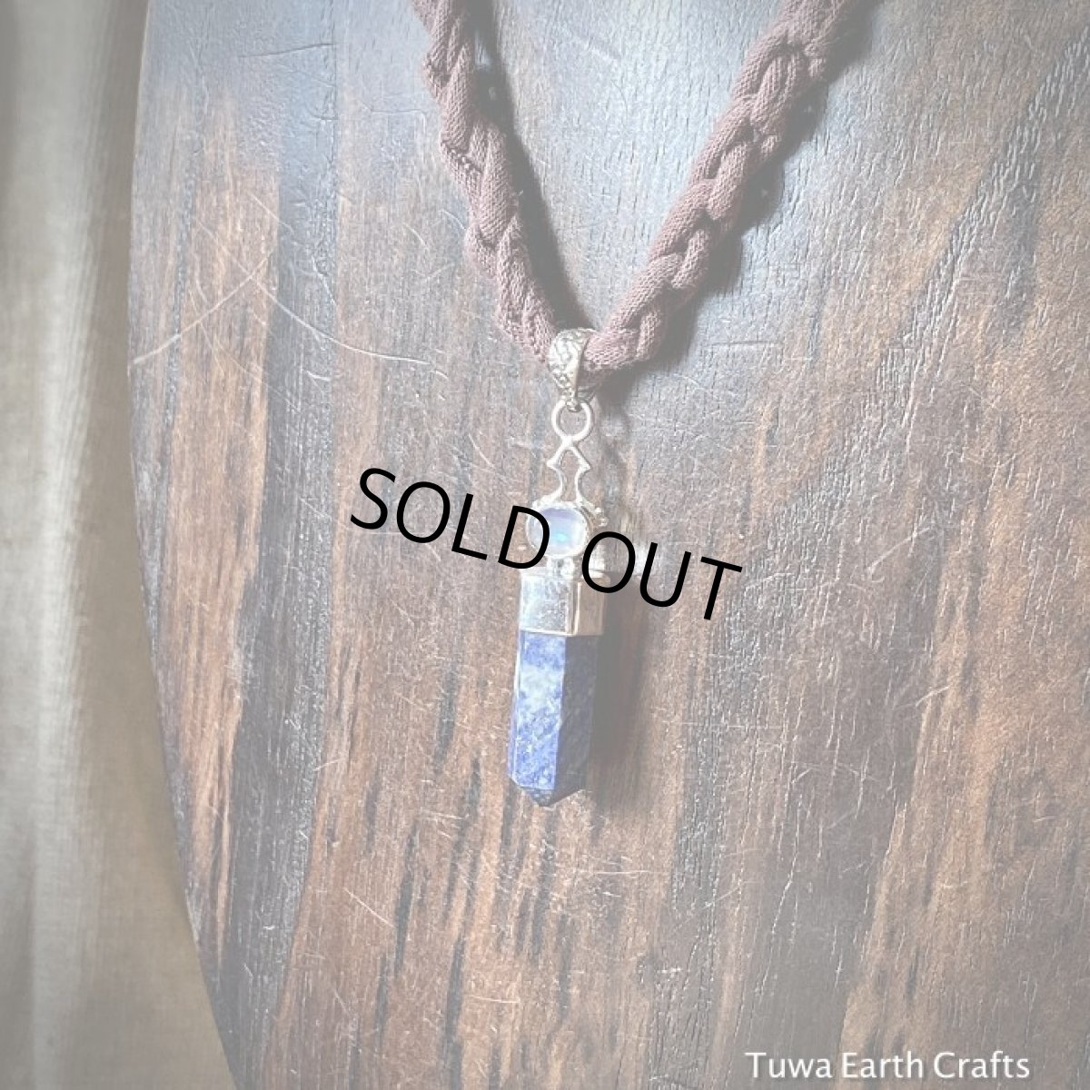 画像17: 【魔除け・厄除け・受験お守り】1点物　高品質ラピスラズリ（アフガニスタン産）＆ブルームーンストーン　ペンダントトップ　 スターリングシルバー天然石アクセサリー　合格祈願 (17)