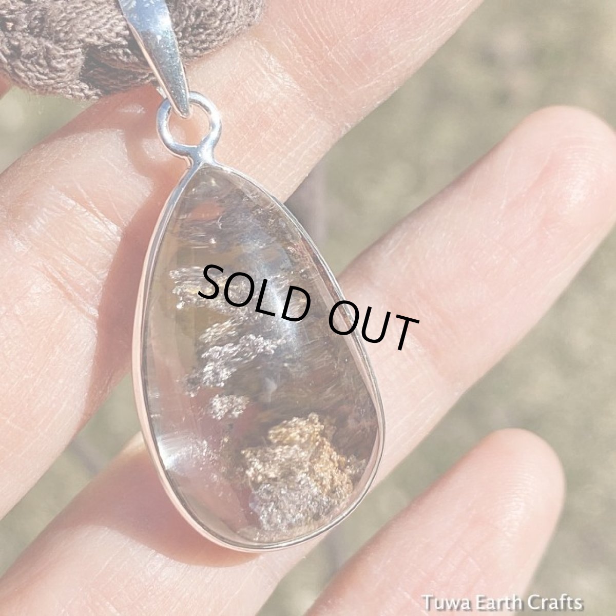 画像8: 【ヒーリング・開運・大地との繋がり】高品質ガーデンクォーツ　ペンダントトップ★庭園水晶★天然石パワーストーンアクセサリー (8)