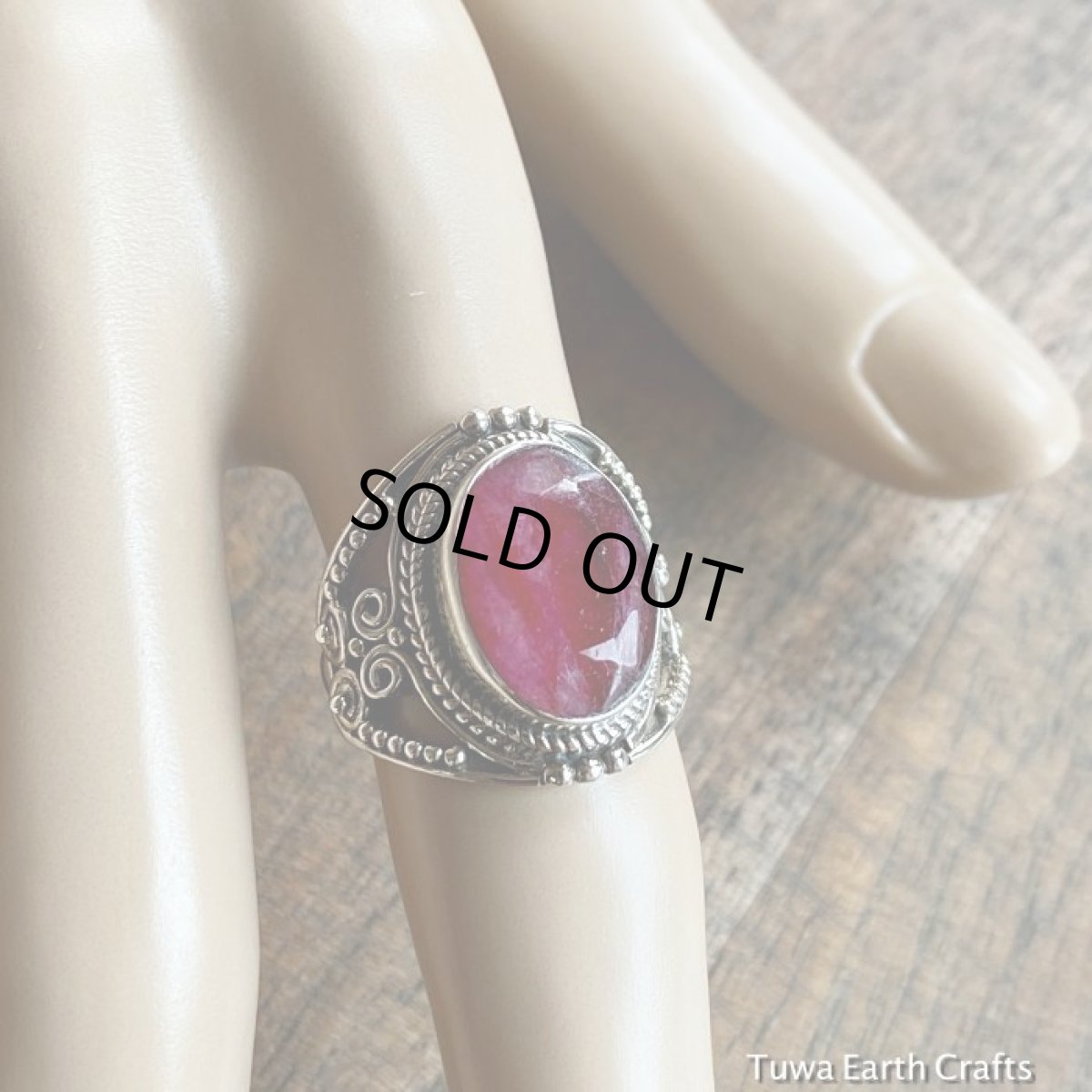 画像10: 1点物　高品質　アフリカ産 天然ルビー指輪リング11号*パワーストーン 天然石アクセサリー (10)