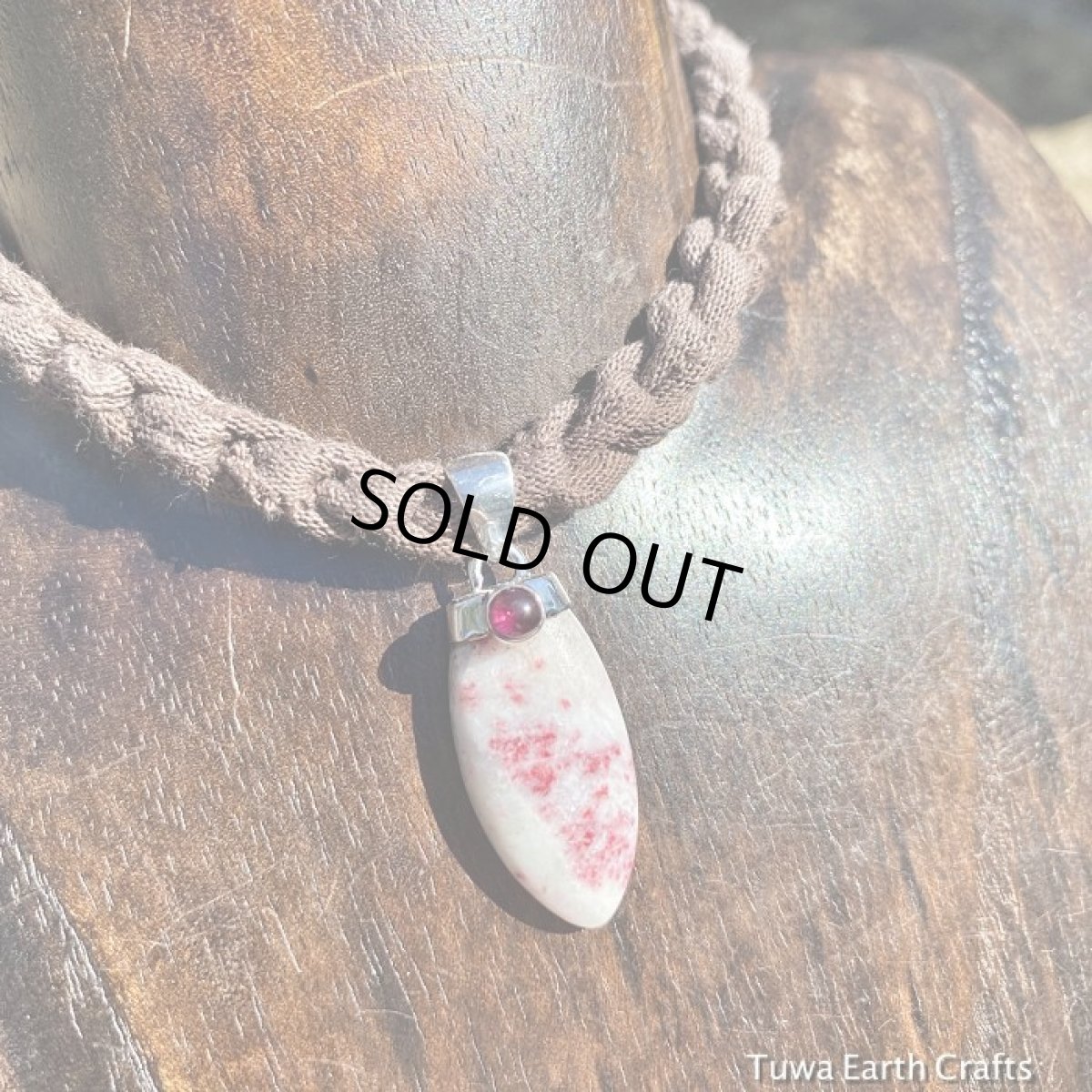 画像4: 【賢者の石】高品質シナバークォーツ＆ガーネット　ペンダントトップ＊ドラゴンブラッド １点もの天然石ジュエリー　パワーストーン鉱物アクセサリー (4)