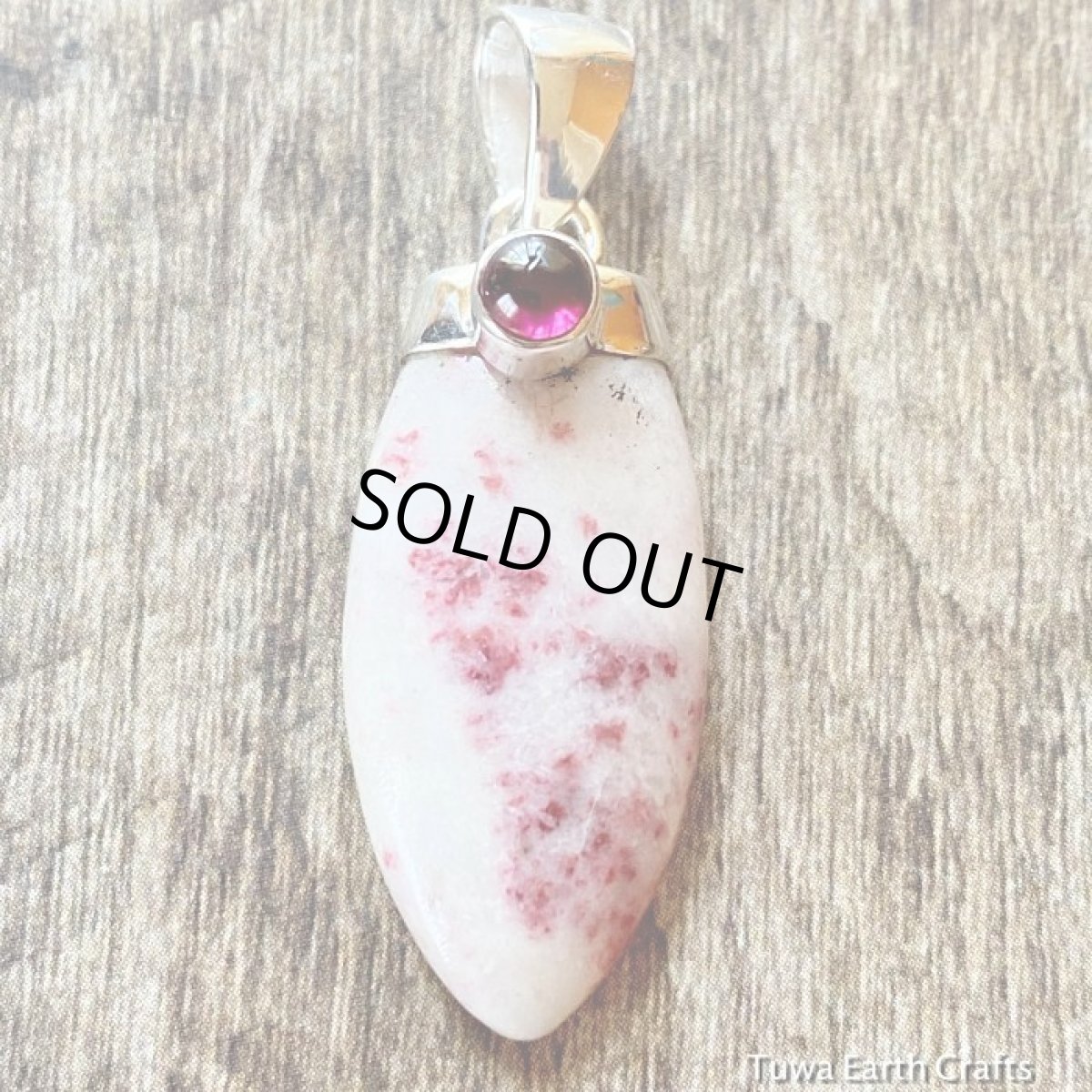 画像15: 【賢者の石】高品質シナバークォーツ＆ガーネット　ペンダントトップ＊ドラゴンブラッド １点もの天然石ジュエリー　パワーストーン鉱物アクセサリー (15)