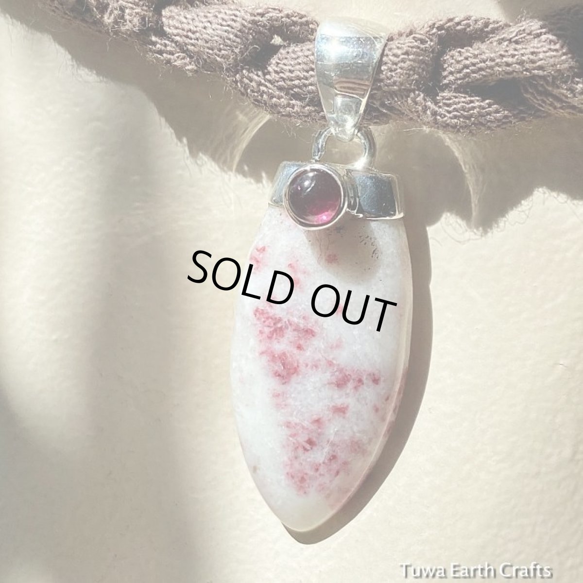 画像8: 【賢者の石】高品質シナバークォーツ＆ガーネット　ペンダントトップ＊ドラゴンブラッド １点もの天然石ジュエリー　パワーストーン鉱物アクセサリー (8)