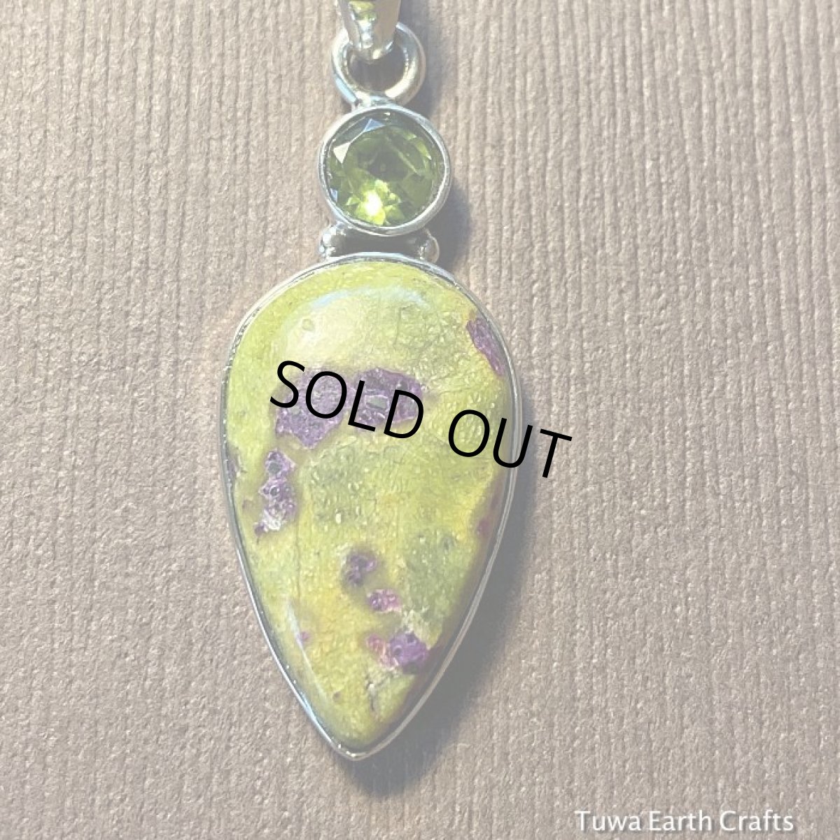 画像7: 1点ものレア希少ストーン高品質アトランティサイト&ペリドット　ペンダントトップ★スティッチタイト・スティヒタイト　ヒーリングストーン ジュエリー (7)