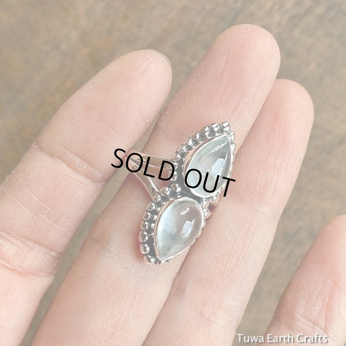 画像14: 【富・幸福のシンボル】高品質　大粒　天然アクアマリン　１点物　リング　11号 指輪　スターリングシルバー　天然石　ヒーリングストーンアクセサリー*３月誕生石 (14)