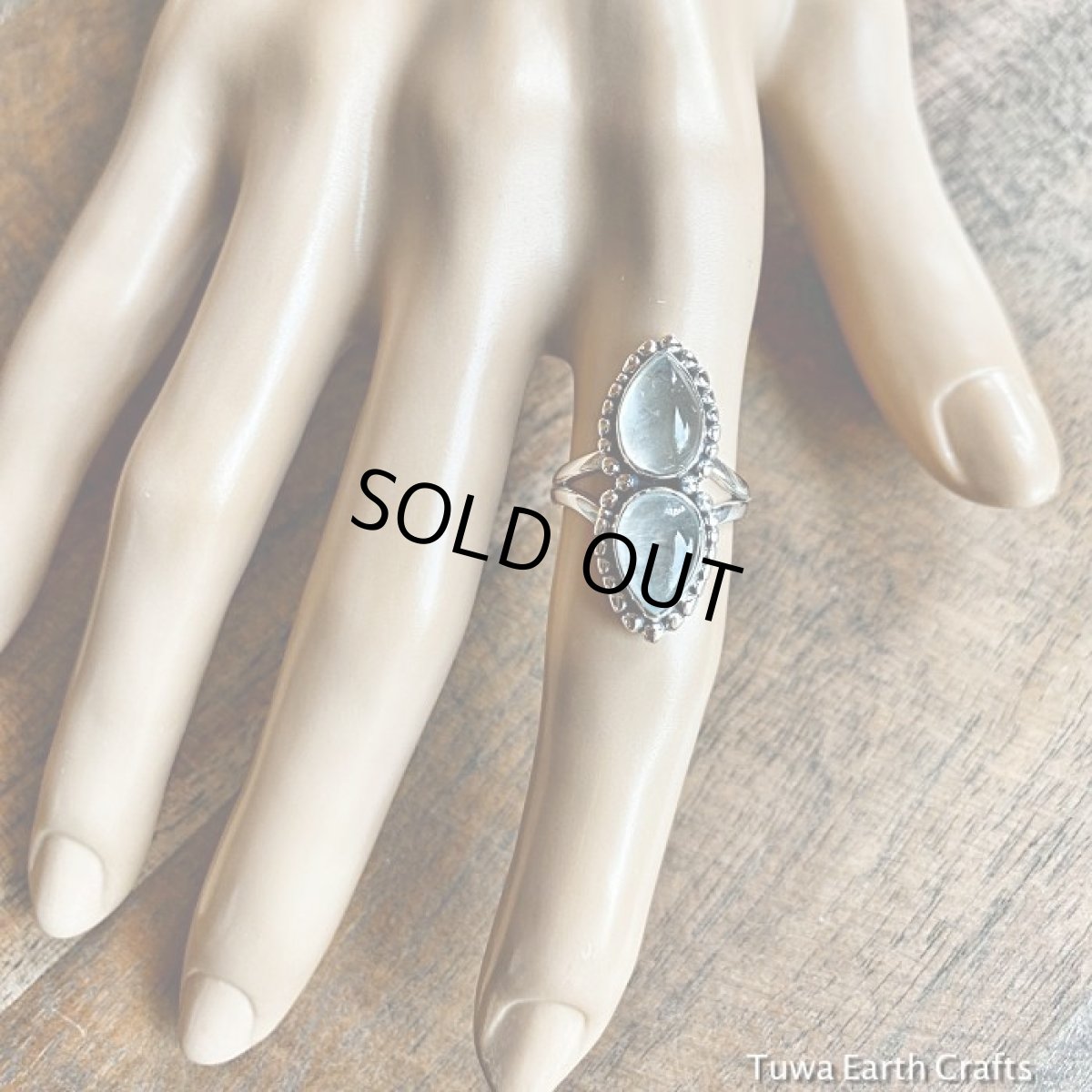 画像4: 【富・幸福のシンボル】高品質　大粒　天然アクアマリン　１点物　リング　11号 指輪　スターリングシルバー　天然石　ヒーリングストーンアクセサリー*３月誕生石 (4)