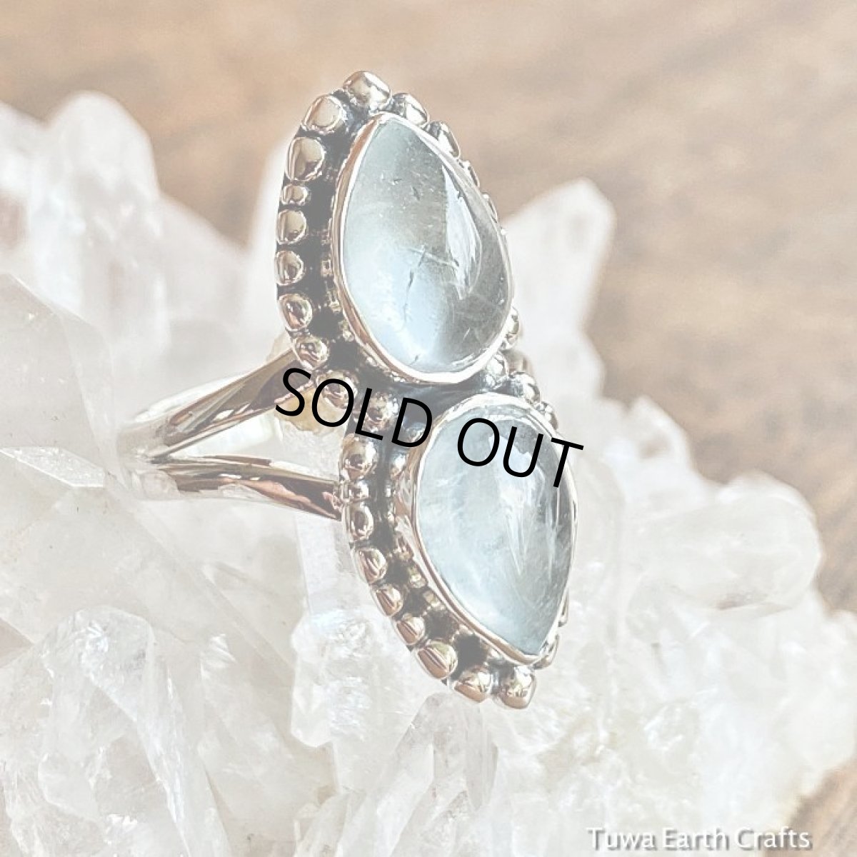 画像9: 【富・幸福のシンボル】高品質　大粒　天然アクアマリン　１点物　リング　11号 指輪　スターリングシルバー　天然石　ヒーリングストーンアクセサリー*３月誕生石 (9)