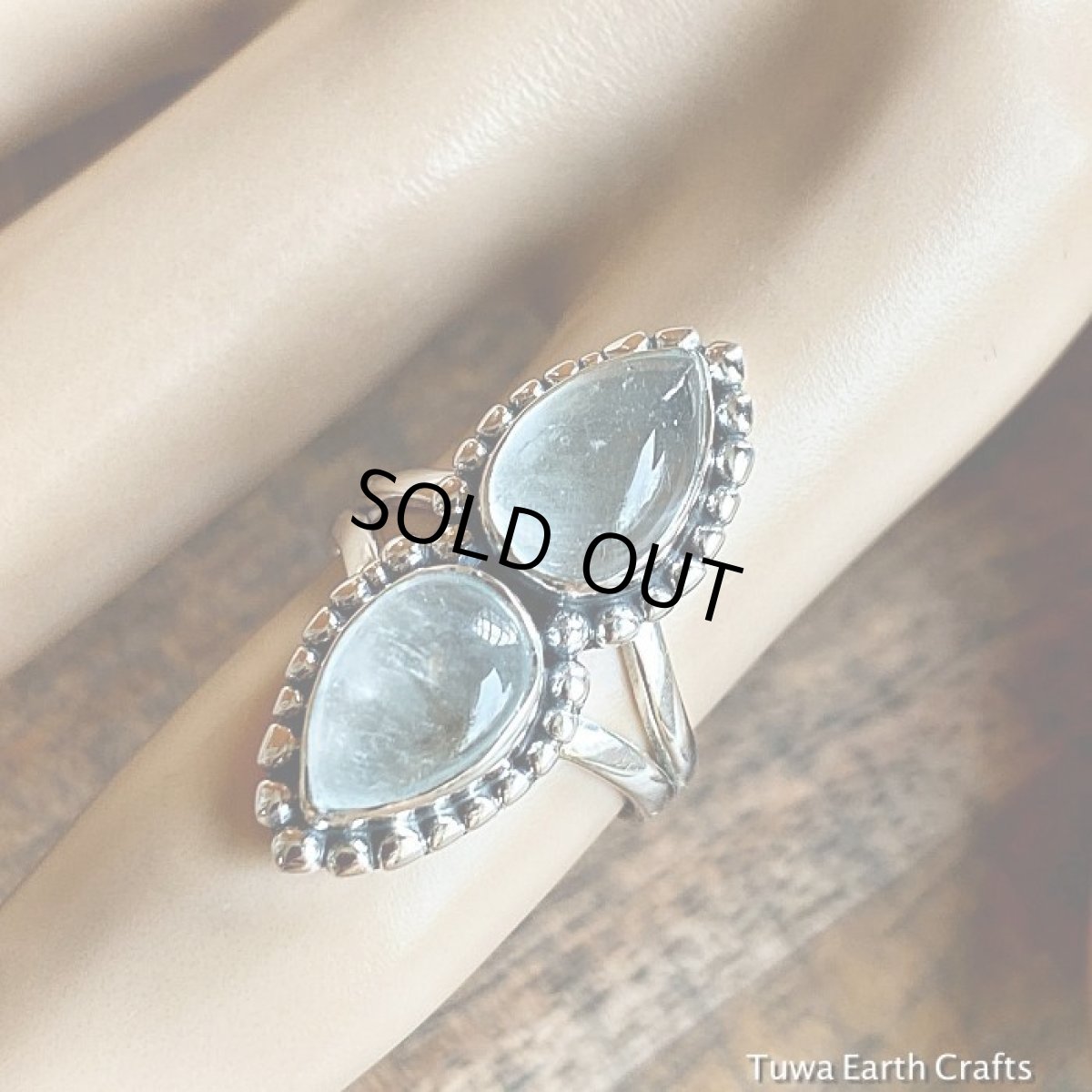 画像2: 【富・幸福のシンボル】高品質　大粒　天然アクアマリン　１点物　リング　11号 指輪　スターリングシルバー　天然石　ヒーリングストーンアクセサリー*３月誕生石 (2)