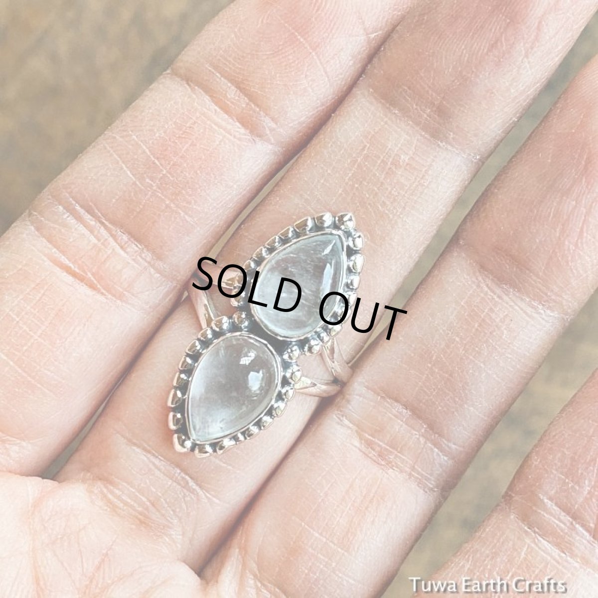 画像11: 【富・幸福のシンボル】高品質　大粒　天然アクアマリン　１点物　リング　11号 指輪　スターリングシルバー　天然石　ヒーリングストーンアクセサリー*３月誕生石 (11)